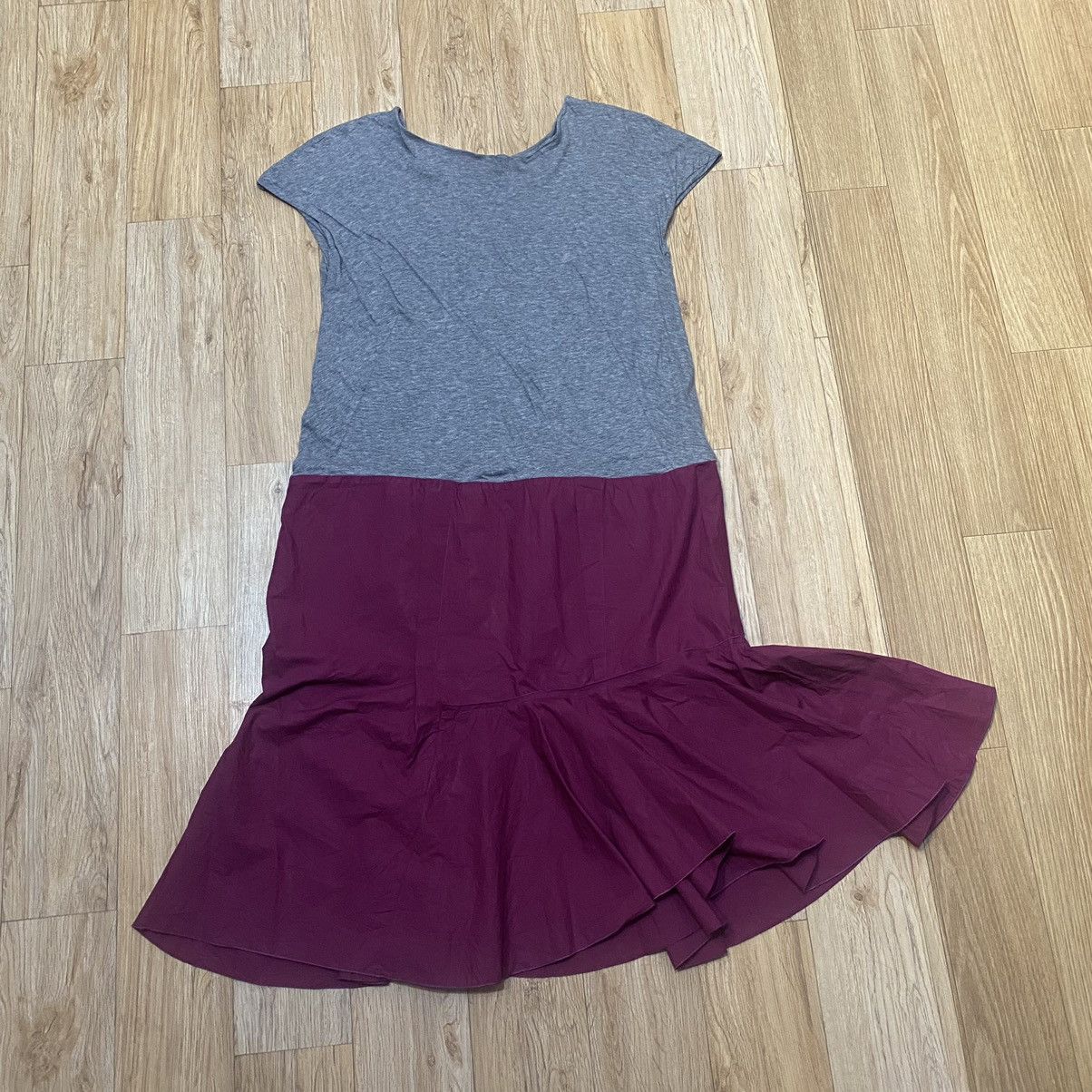 Marni Marni Gray Purpel Pleated Dres Size M / US 6-8 / IT 42-44 - 1 Thumbnail