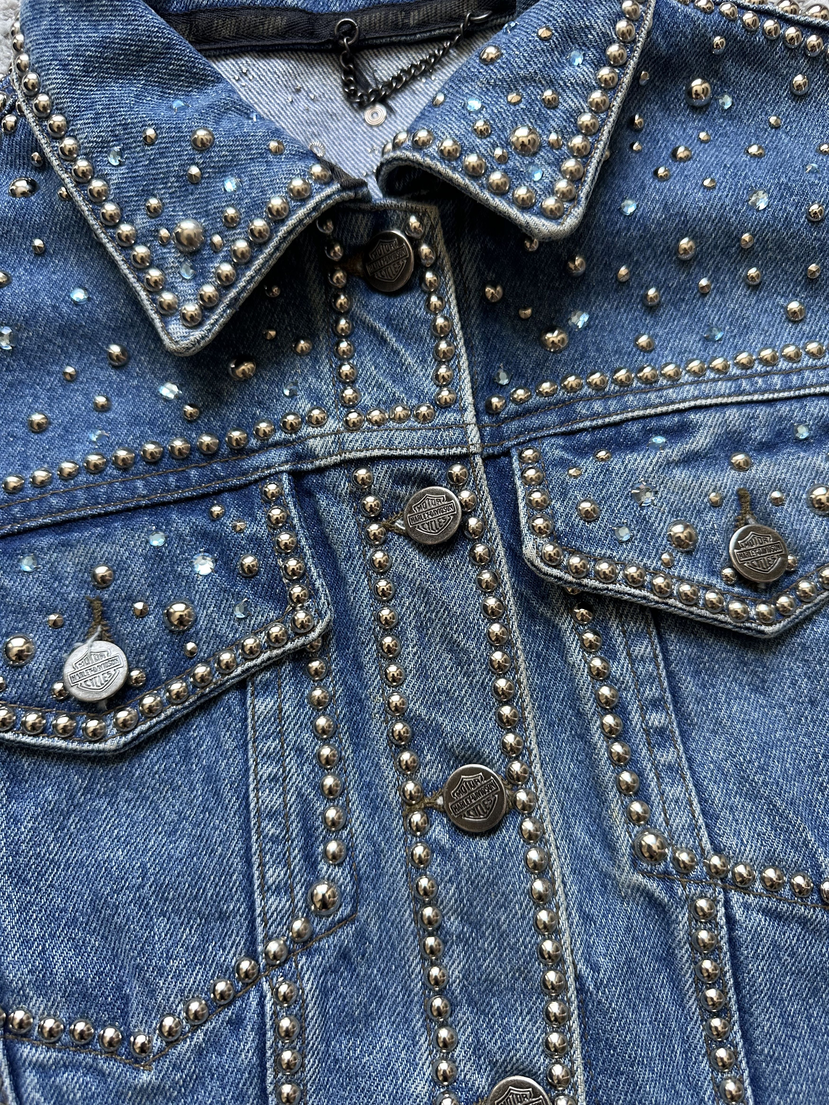 Harley Davidson Harley Davidson Jeans Jacket Size S / US 4 / IT 40 - 8 Thumbnail