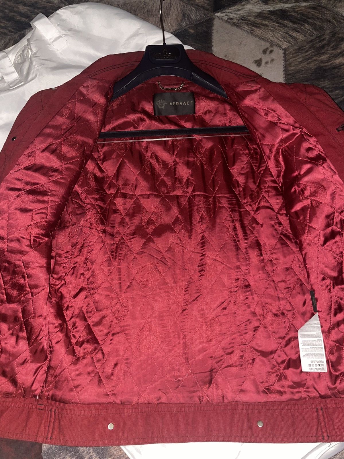 Versace Vintage Versace Denim Daunen Biker Jeans jacke A/W 14 maya Size US M / EU 48-50 / 2 - 5 Thumbnail