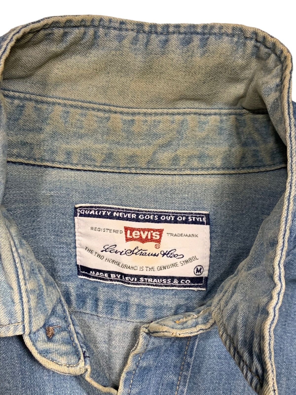Levi's × Levi's Vintage Clothing Levis Double Pockets Denim Jacket Size US M / EU 48-50 / 2 - 6 Thumbnail