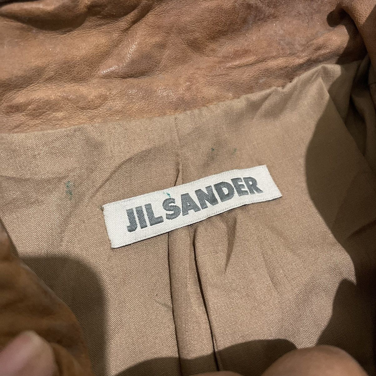 Jil Sander Jil Sander Leather Jacket Size S / US 4 / IT 40 - 3 Thumbnail