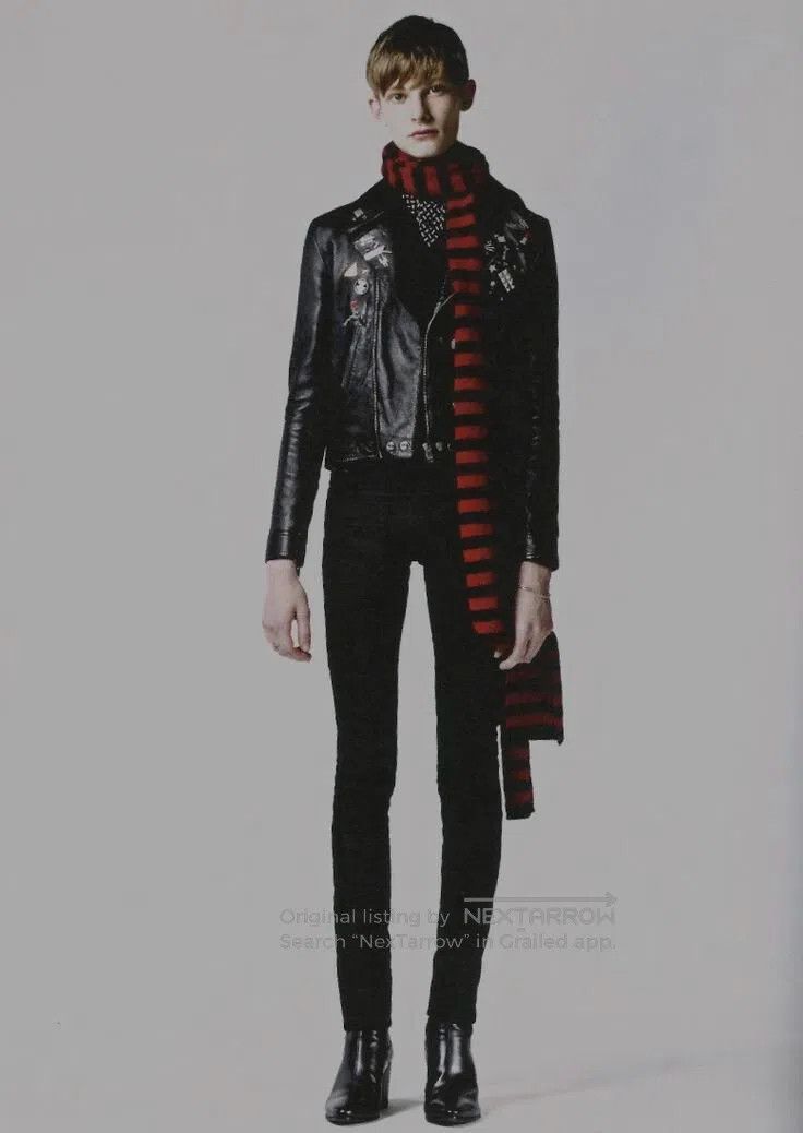 Saint Laurent Paris Saint Laurent Paris Patchwork Leather Jacket| Size US S / EU 44-46 / 1 - 7 Thumbnail