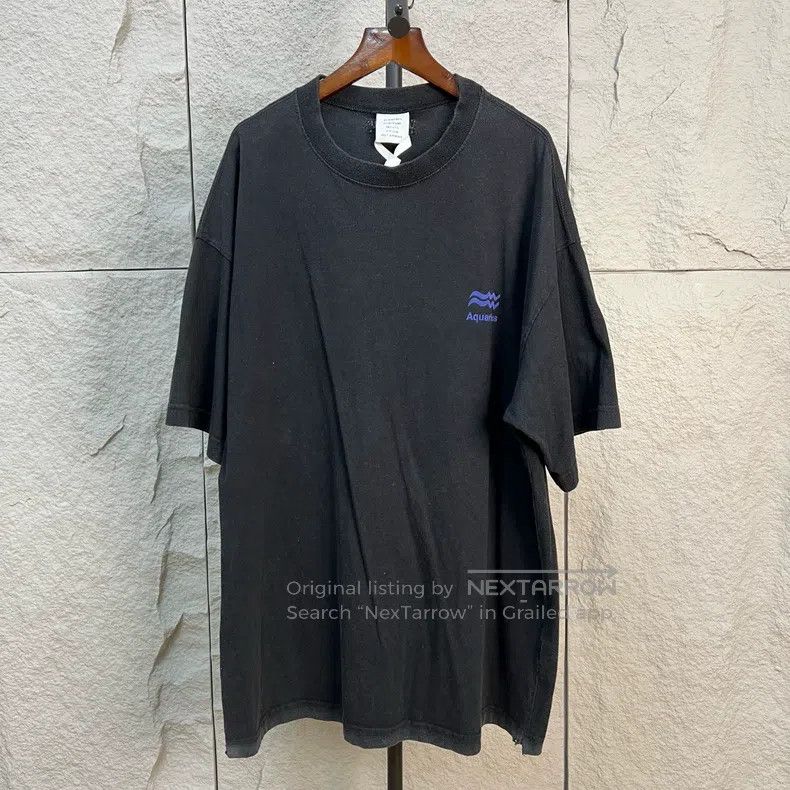 Vetements Vetements Twelve zodiac signs Aquarius slogan black short Size US L / EU 52-54 / 3 - 1 Thumbnail