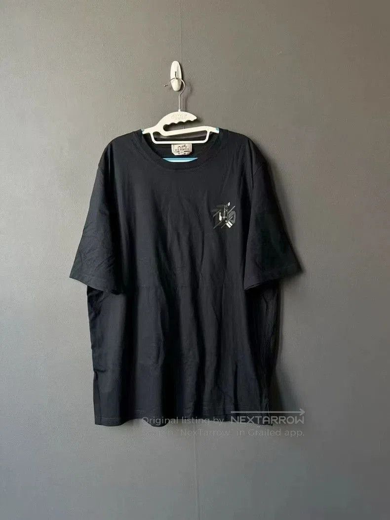 Hermes Hermes Logo Patch Short Sleeve T-shirt. Size US XXL / EU 58 / 5 - 1 Thumbnail