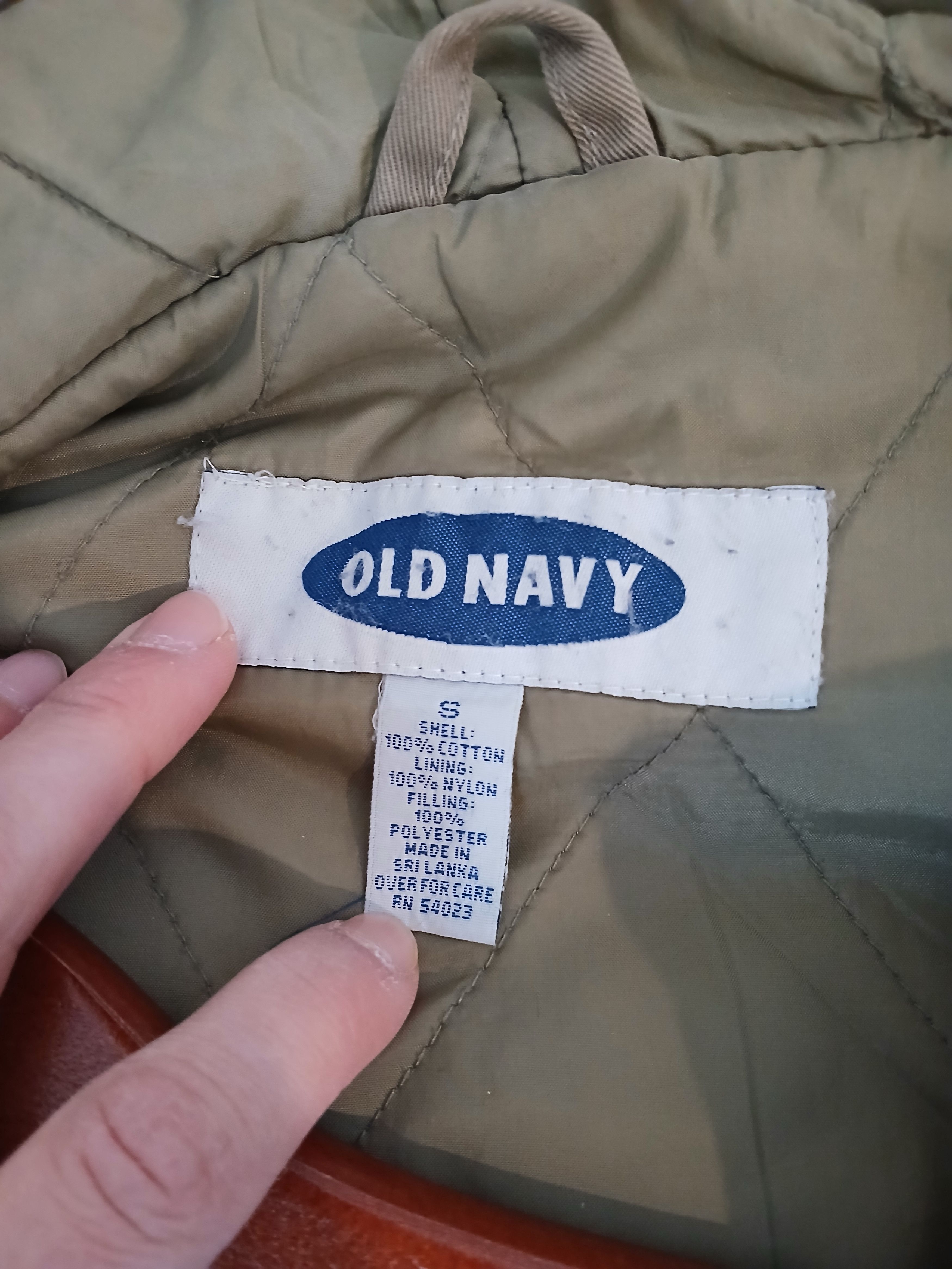 Old Navy Vintage Old Navy Hooded Quilted Lined Parka Military Jacket Size US S / EU 44-46 / 1 - 5 Thumbnail
