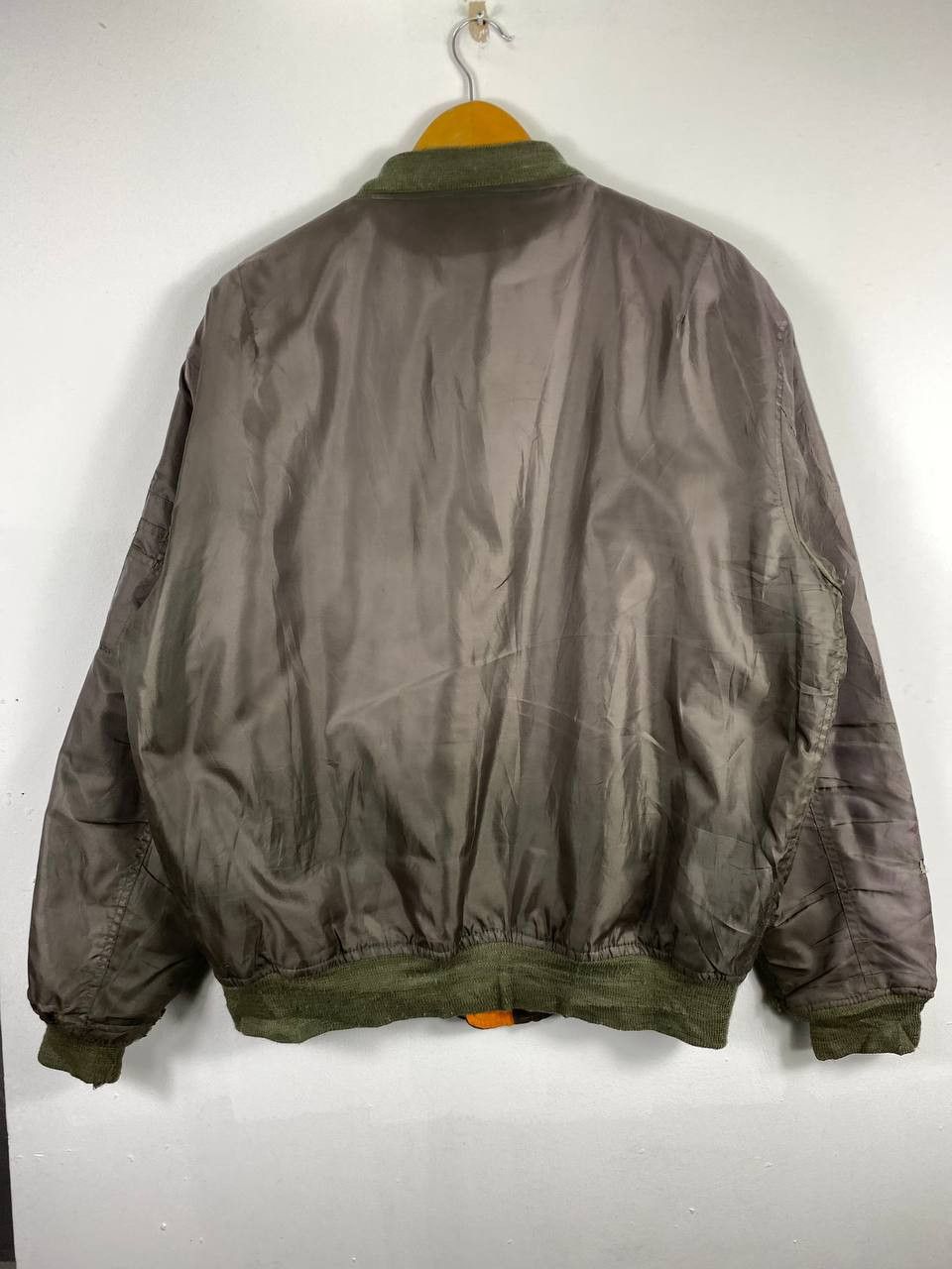 Japanese Brand japanese brand thrashed bomber jacket distressed Size US XXL / EU 58 / 5 - 11 Thumbnail