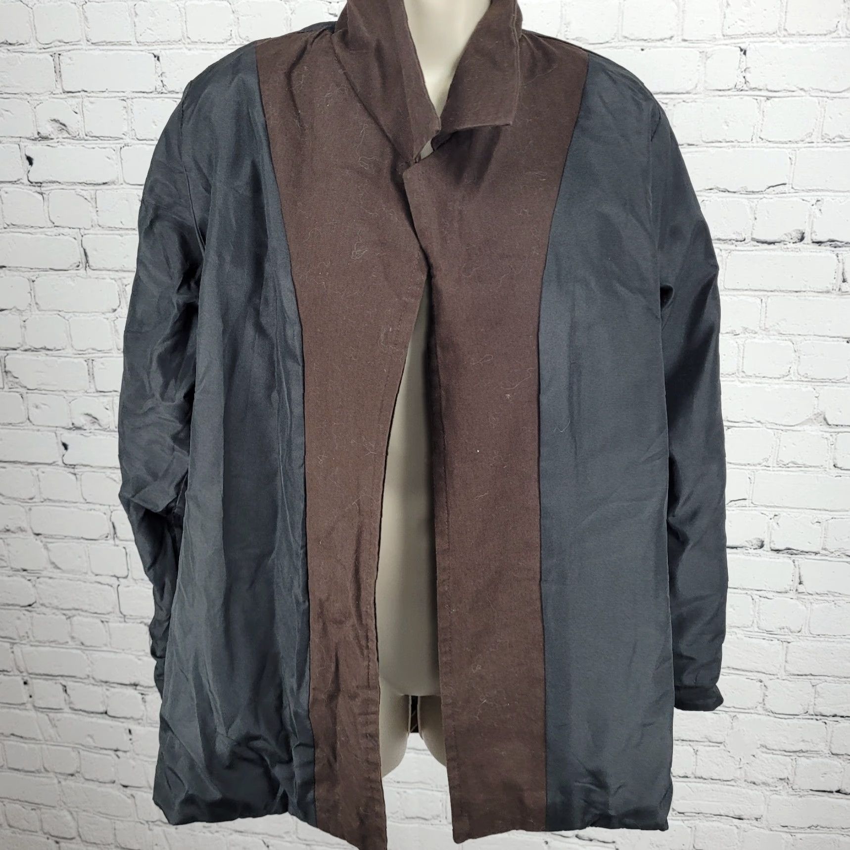Vintage VTG Solveig Cape Town Brown Safari Animals Open Lined Jacket South Africa Small Size S / US 4 / IT 40 - 4 Thumbnail