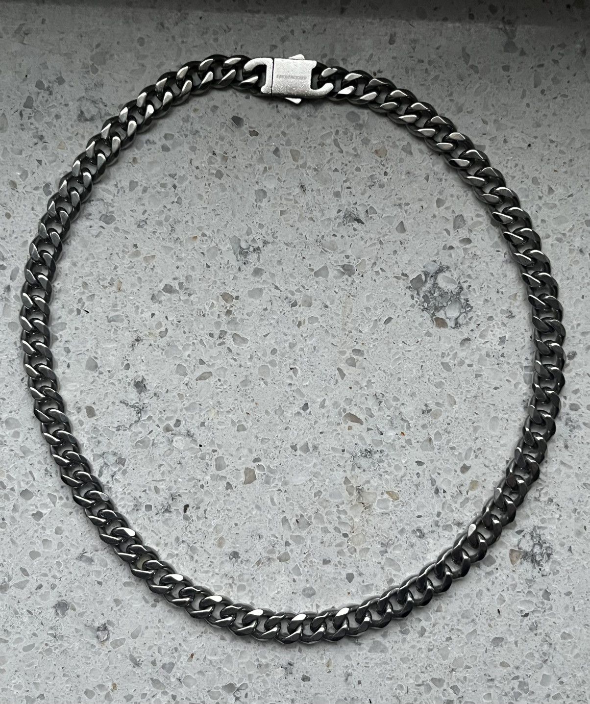 Jewelry Seams Cuban Link Necklace Stainless Steel Size ONE SIZE - 4 Thumbnail