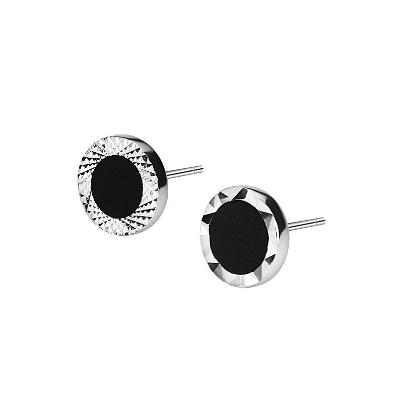 Jewelry × Sterling Silver Rome One pairs Rare Earrings Gothic Punk Chrome Jewelry Size ONE SIZE - 6 Thumbnail