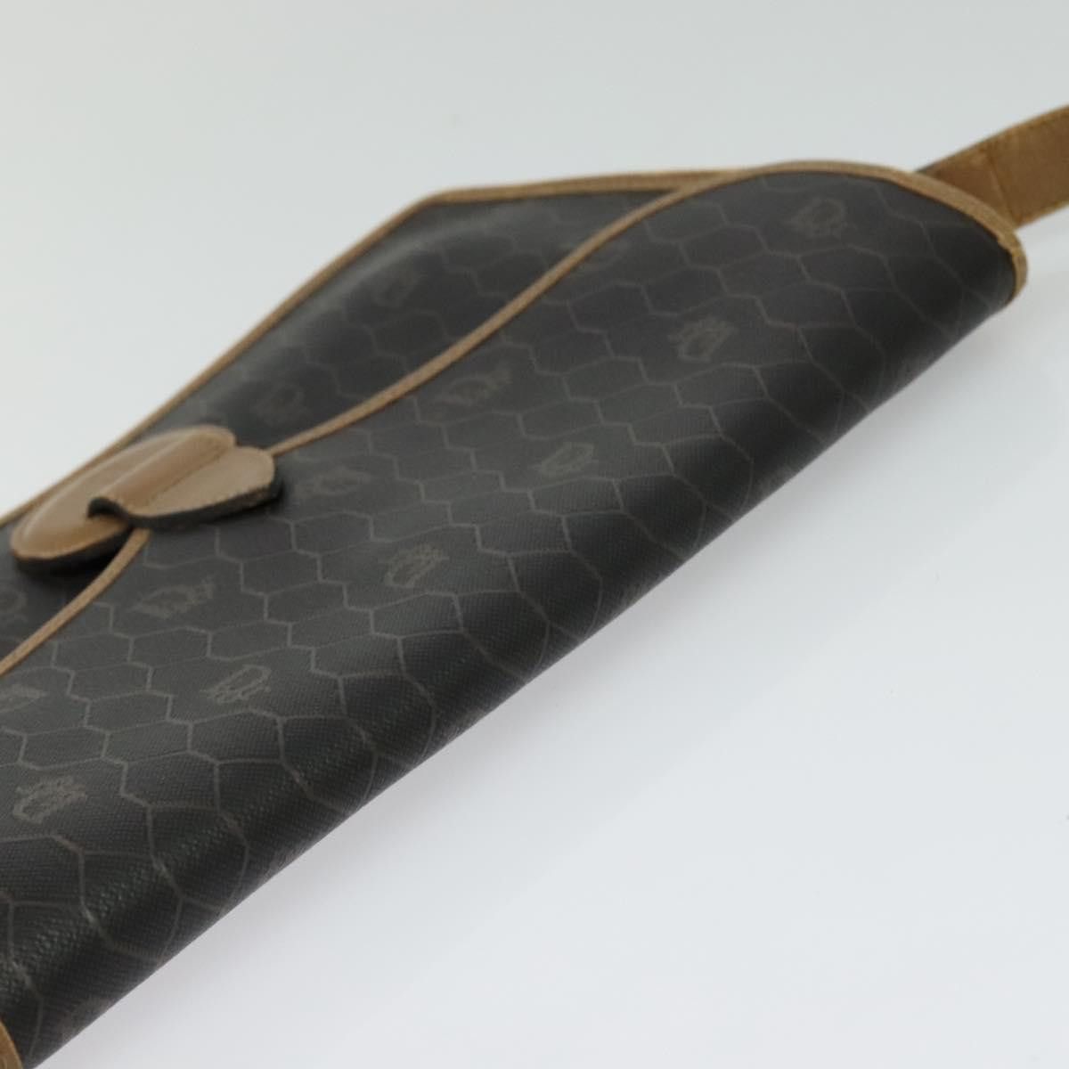 Dior DIOR Honeycomb Canvas Shoulder Bag Pvc Brown Gold Size ONE SIZE - 6 Thumbnail