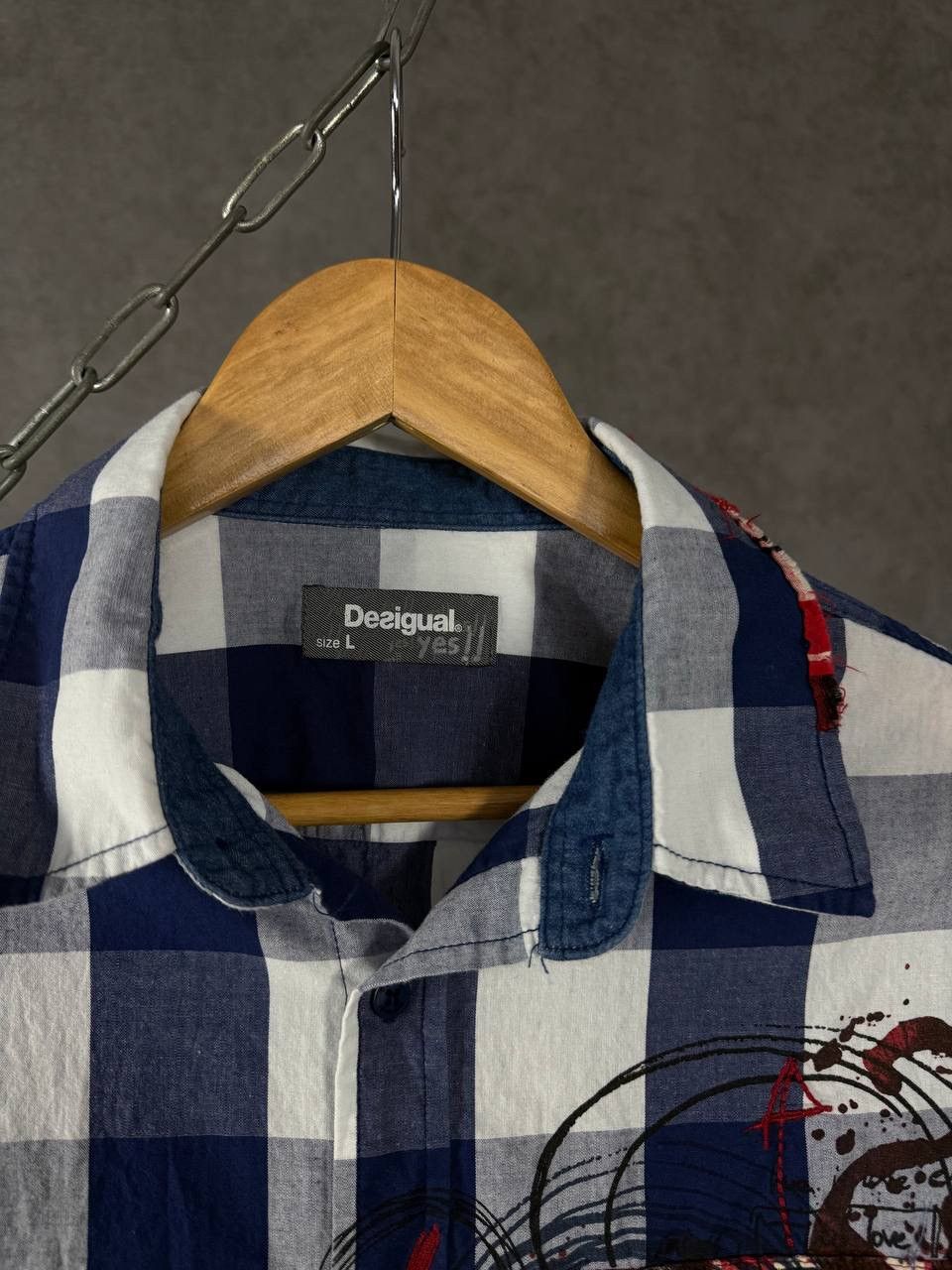 Desigual Desigual designer art shirt Size US L / EU 52-54 / 3 - 3 Thumbnail