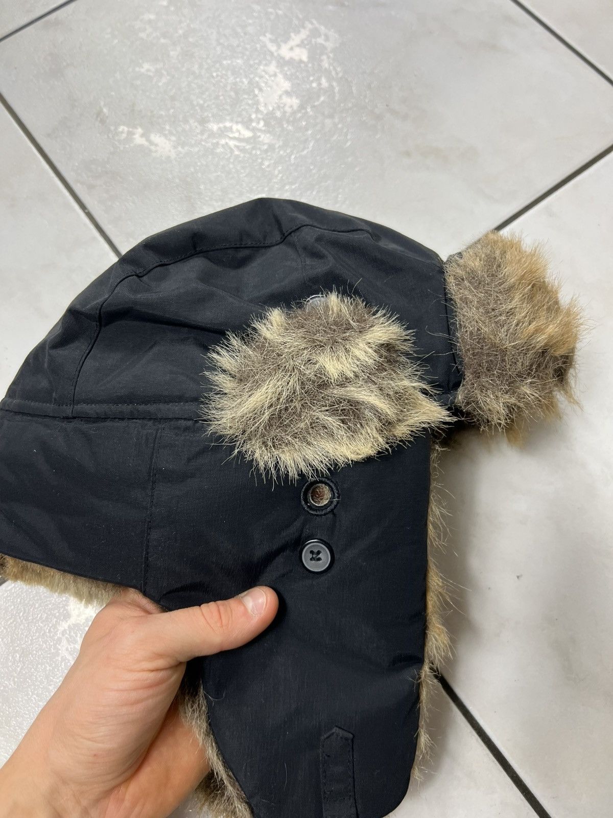 Fjallraven Vintage Fjall Raven nordic heater fur trapper hat cap y2k Size 36 - 10 Thumbnail