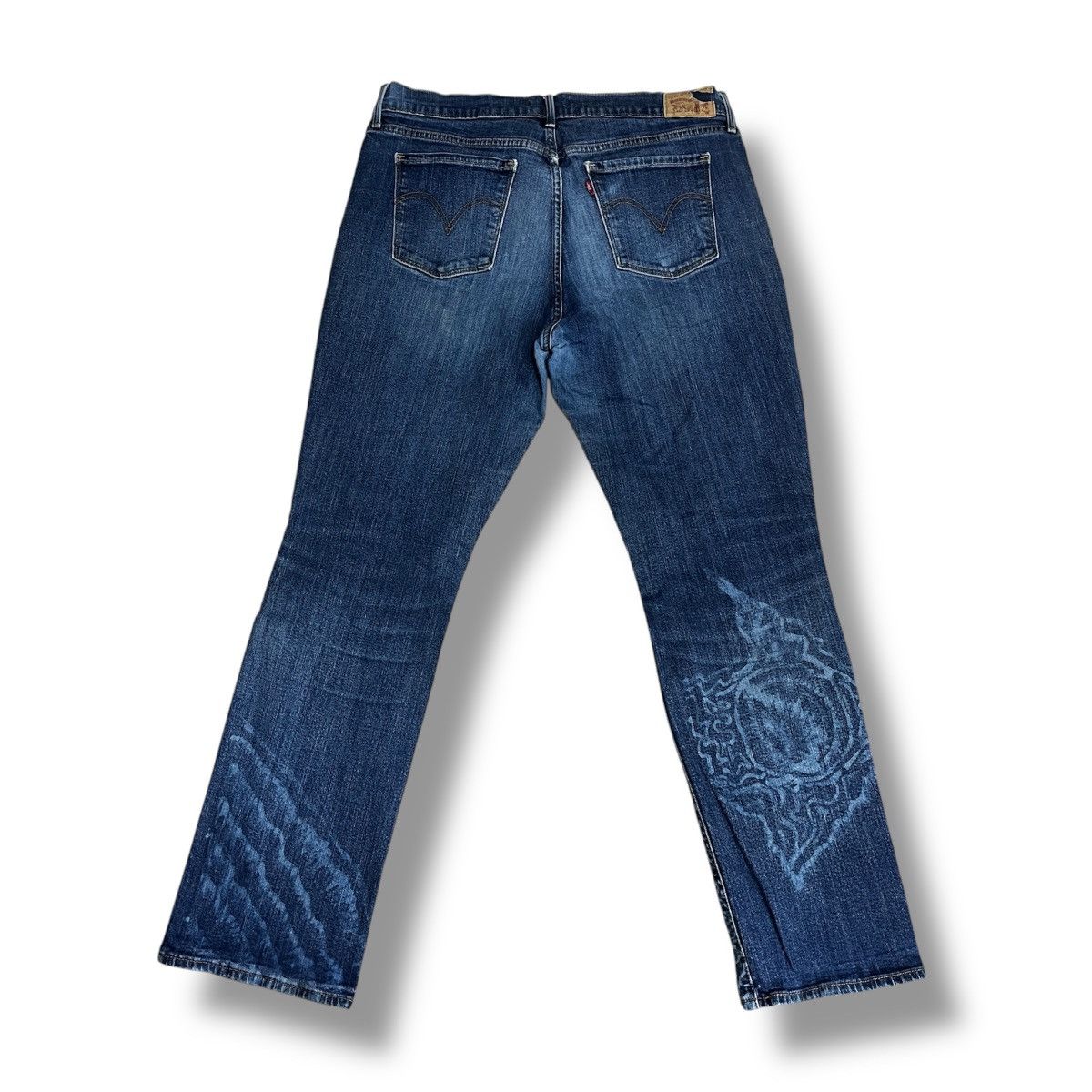Levi's Levis 505 Straight Cut Distressed Waterless Denim Tears Art Size US 36 / EU 52 - 3 Thumbnail