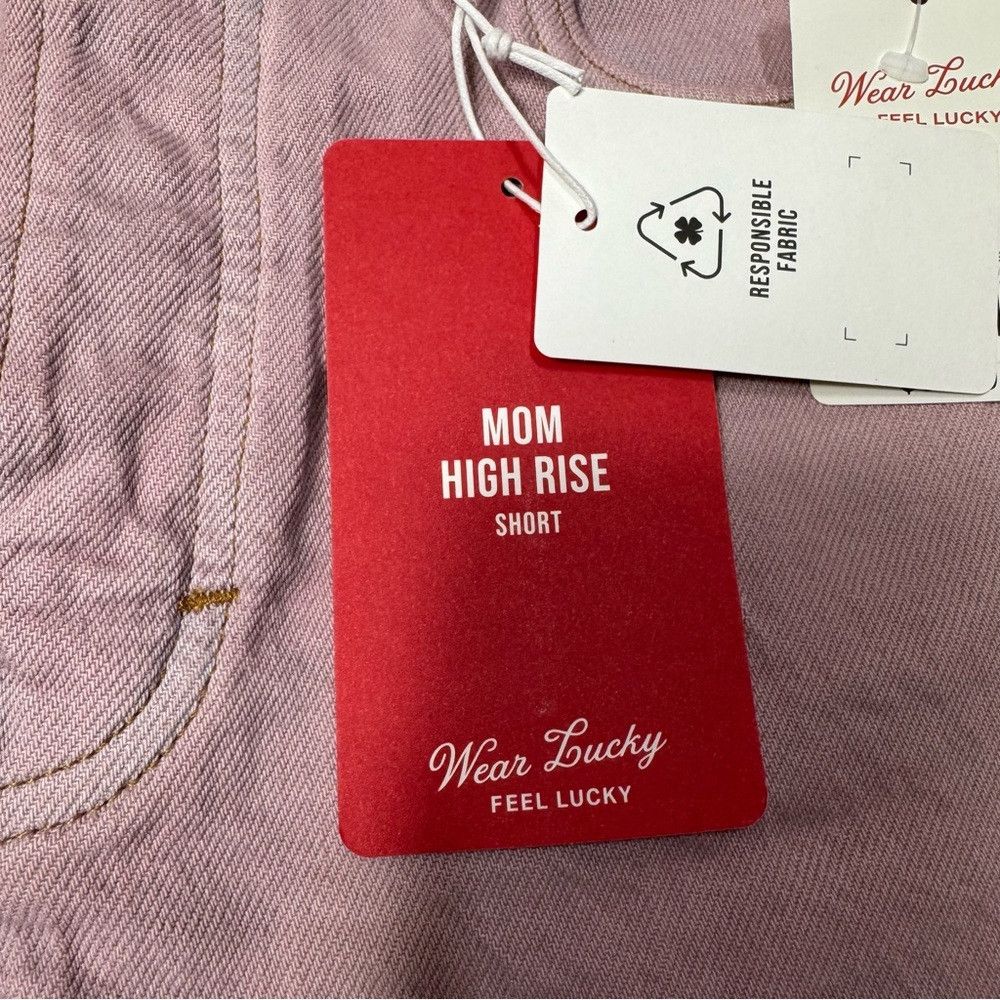 Lucky Brand NWT New Lucky Brand Cut-Hem High-Rise Denim Mom Shorts Size Size 24" / US 00 / IT 34 - 6 Thumbnail