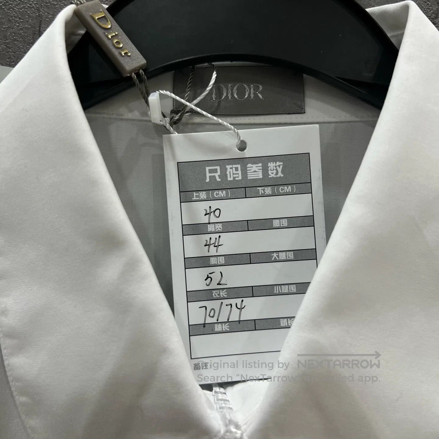 Dior Dior Embroidered Letter Logo Shirt| Size S / US 4 / IT 40 - 3 Thumbnail