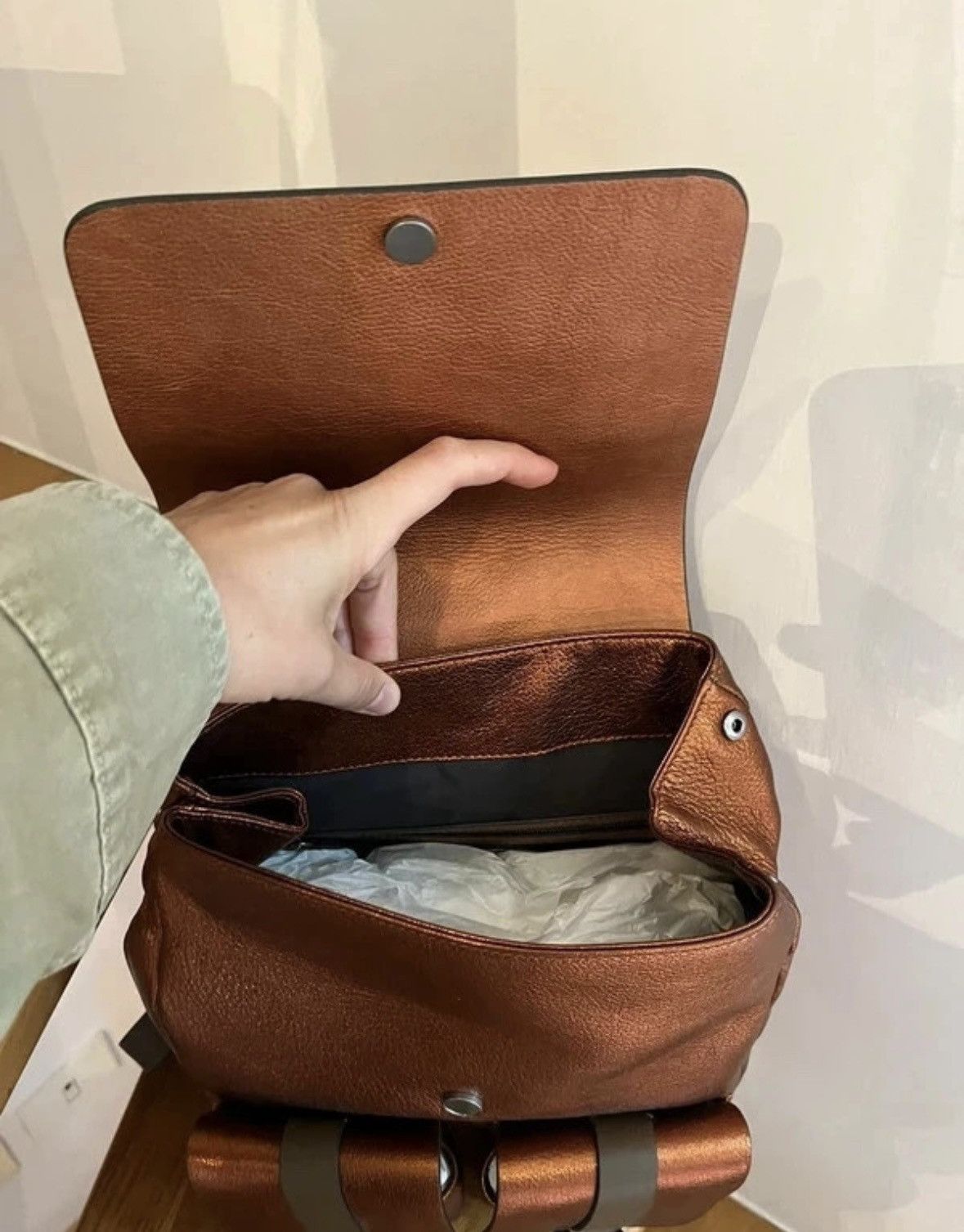 Brunello Cucinelli Brunello Cucinelli Leather Backpack Size ONE SIZE - 4 Thumbnail