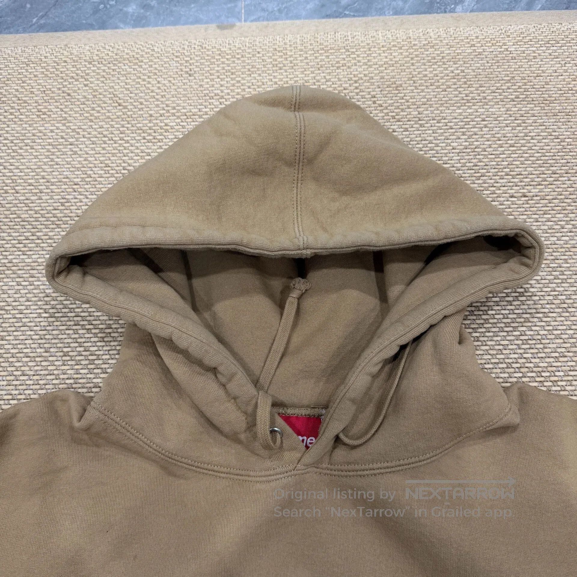 Supreme Supreme Brown Hoodie with Logo. Size US XL / EU 56 / 4 - 4 Thumbnail