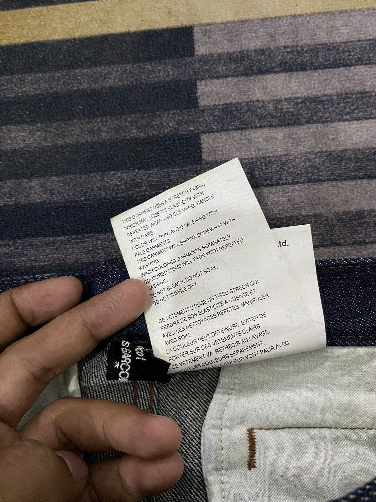 Comme des Garcons Y2k COMME DES GARCONS 2/3 DENIM PANTS Size 30" / US 8 / IT 44 - 9 Thumbnail