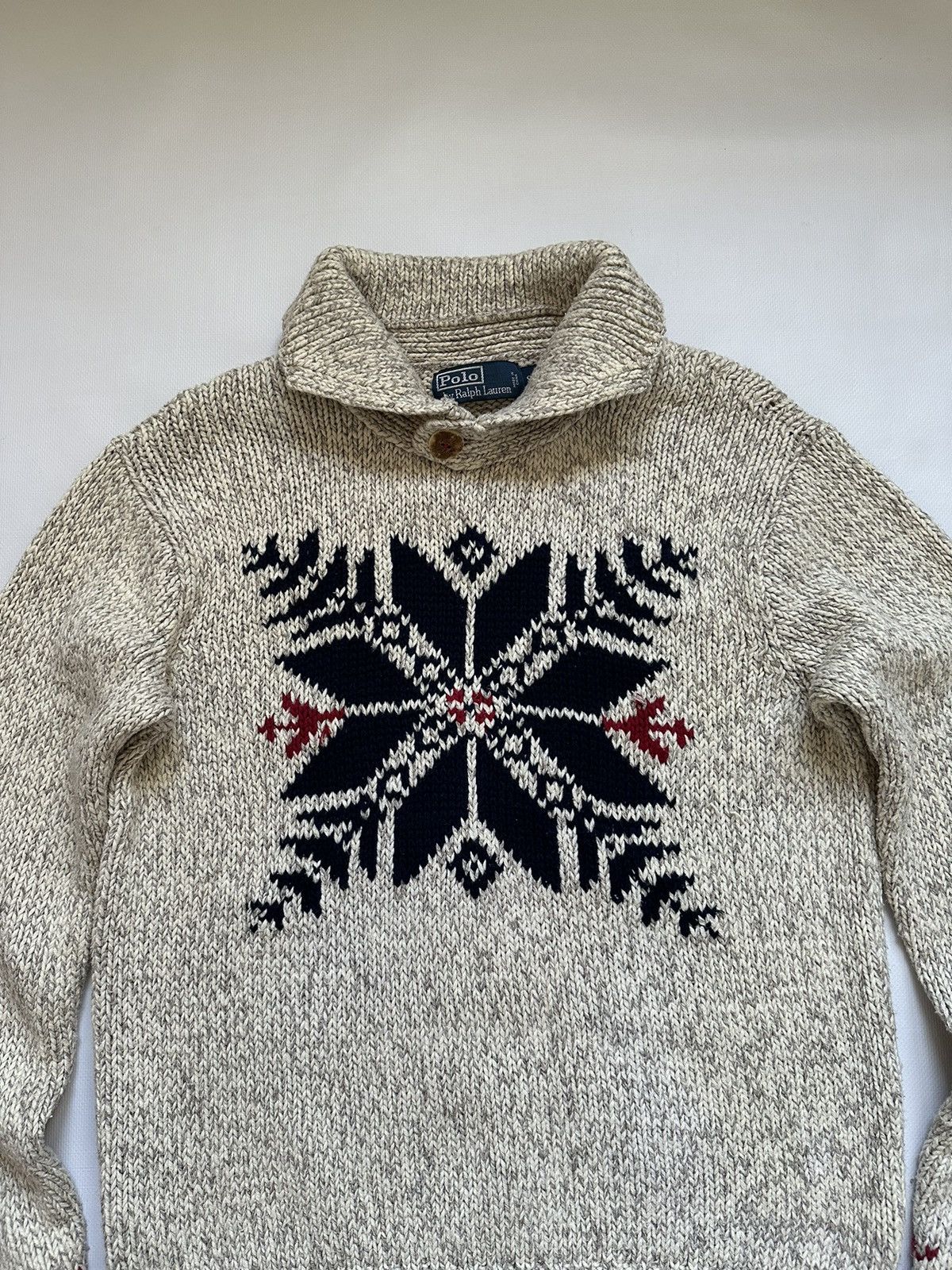 Polo Ralph Lauren VTG Polo Ralph Lauren Hand Knit Wool Silk Turtleneck Sweater Size US S / EU 44-46 / 1 - 5 Thumbnail
