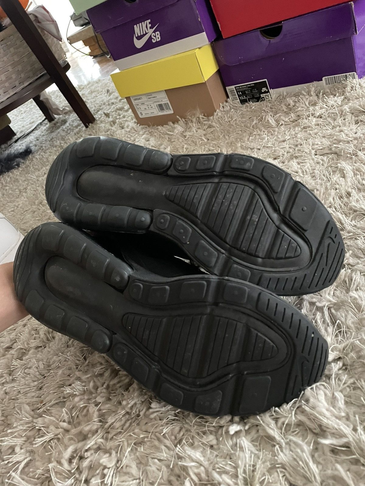 Nike Nike Wmns Air Max 270 Triple Black Size US 9.5 / IT 39.5 - 8 Thumbnail