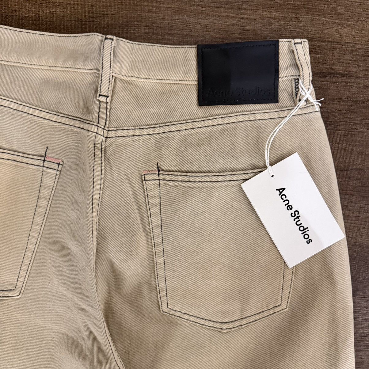 Acne Studios Acne Studios 1981M FN Smokey Jeans Beige/Black Size US 33 - 5 Thumbnail