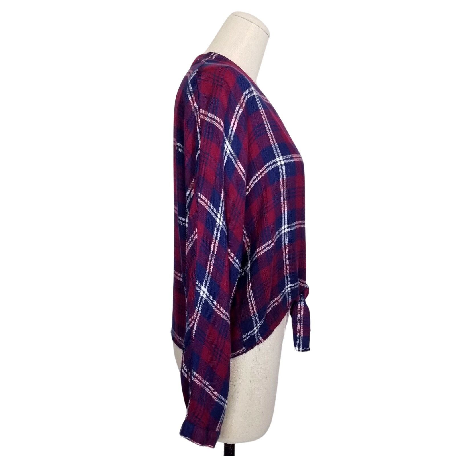 Rails Rails Sloane Tie Waist Shirt Red/Blue Plaid Sz Medium Size M / US 6-8 / IT 42-44 - 4 Thumbnail