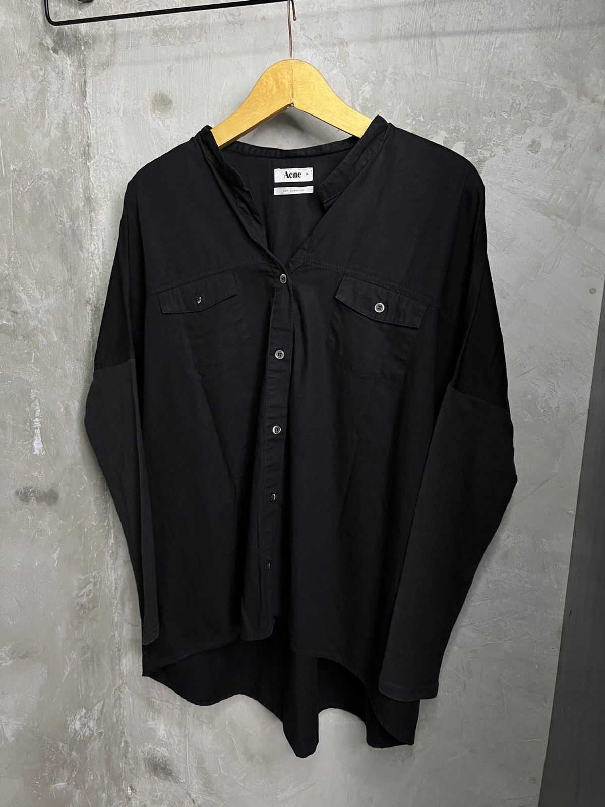 Acne Studios Vintage AW10 Acne Studios Pop Classic Double Layer Shirts Size L / US 10 / IT 46 - 2 Thumbnail