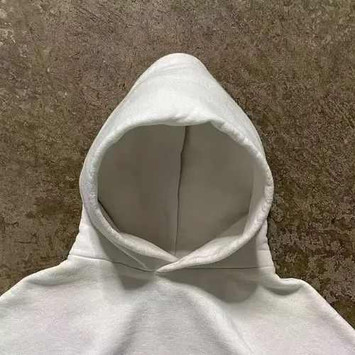 Japanese Brand Hoodie White solid color washed retro loose cotton hoodie Size US L / EU 52-54 / 3 - 2 Thumbnail