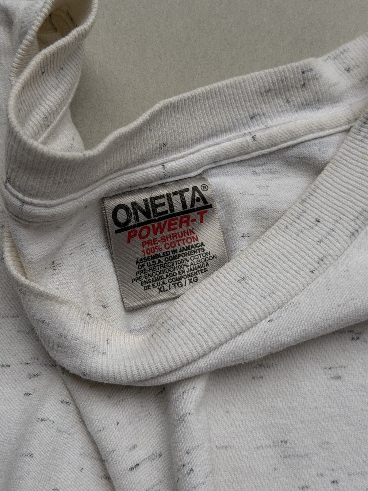 Vintage Trashed Oneita Avondale Perfect Attendance 1998 Speckled erd Size US XL / EU 56 / 4 - 6 Thumbnail