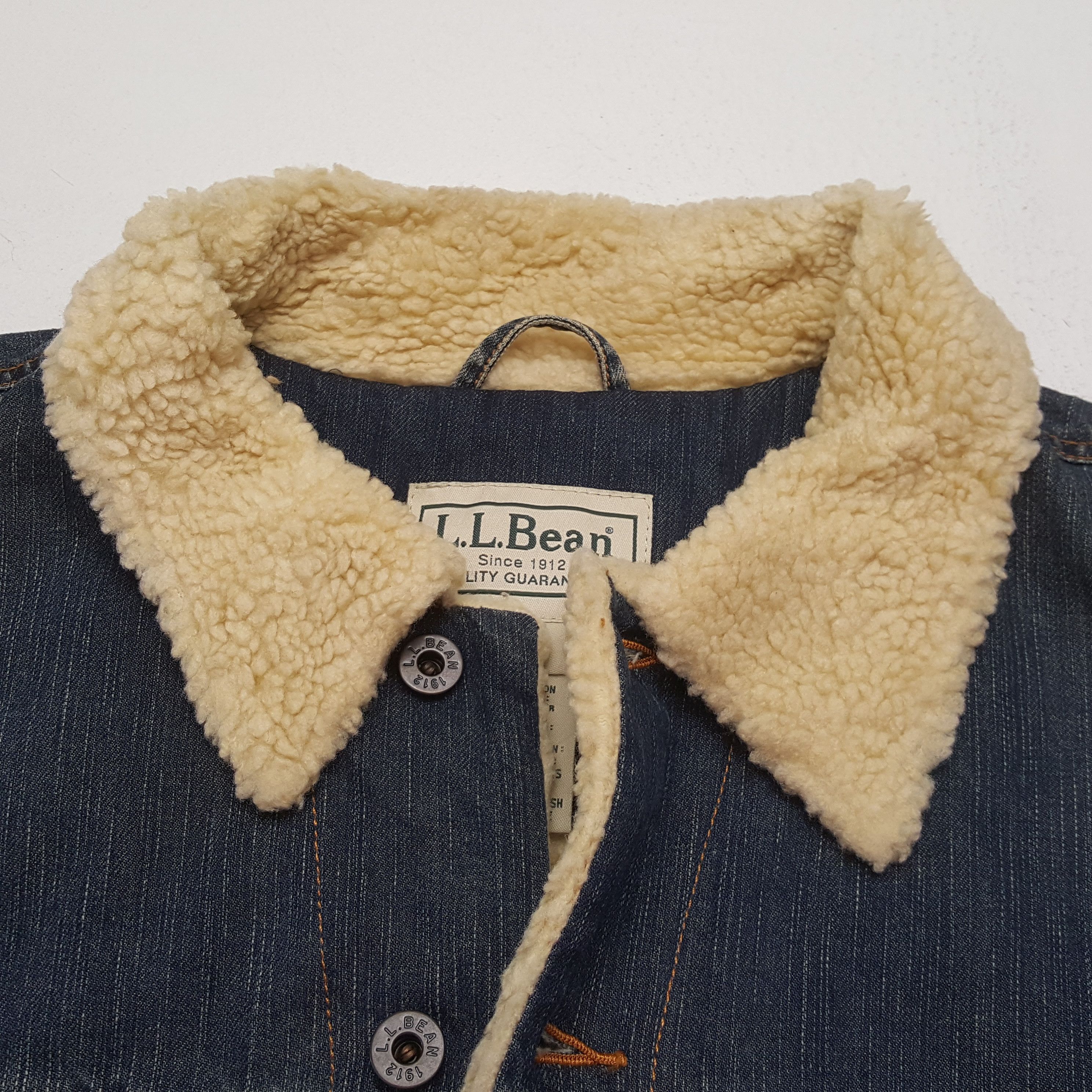 L.L. Bean Vintage L.L.Bean American Style Denim Jacket C317N18 Size US XL / EU 56 / 4 - 4 Thumbnail