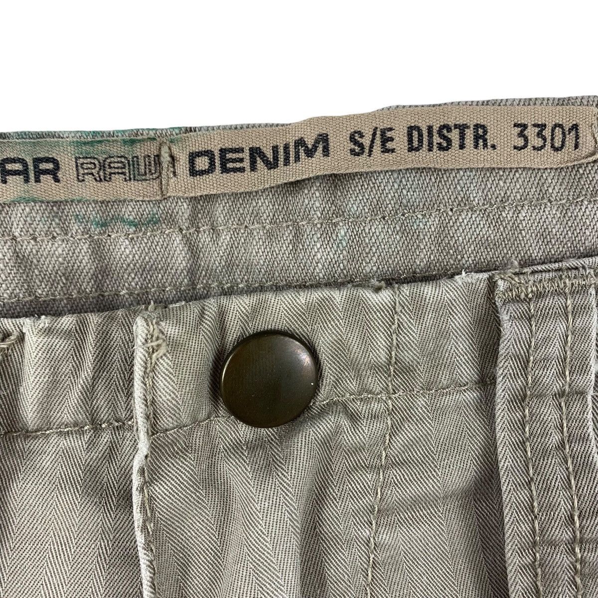 G-Star G-STAR Raw zipped khaki jeans pants Size US 31 - 5 Thumbnail