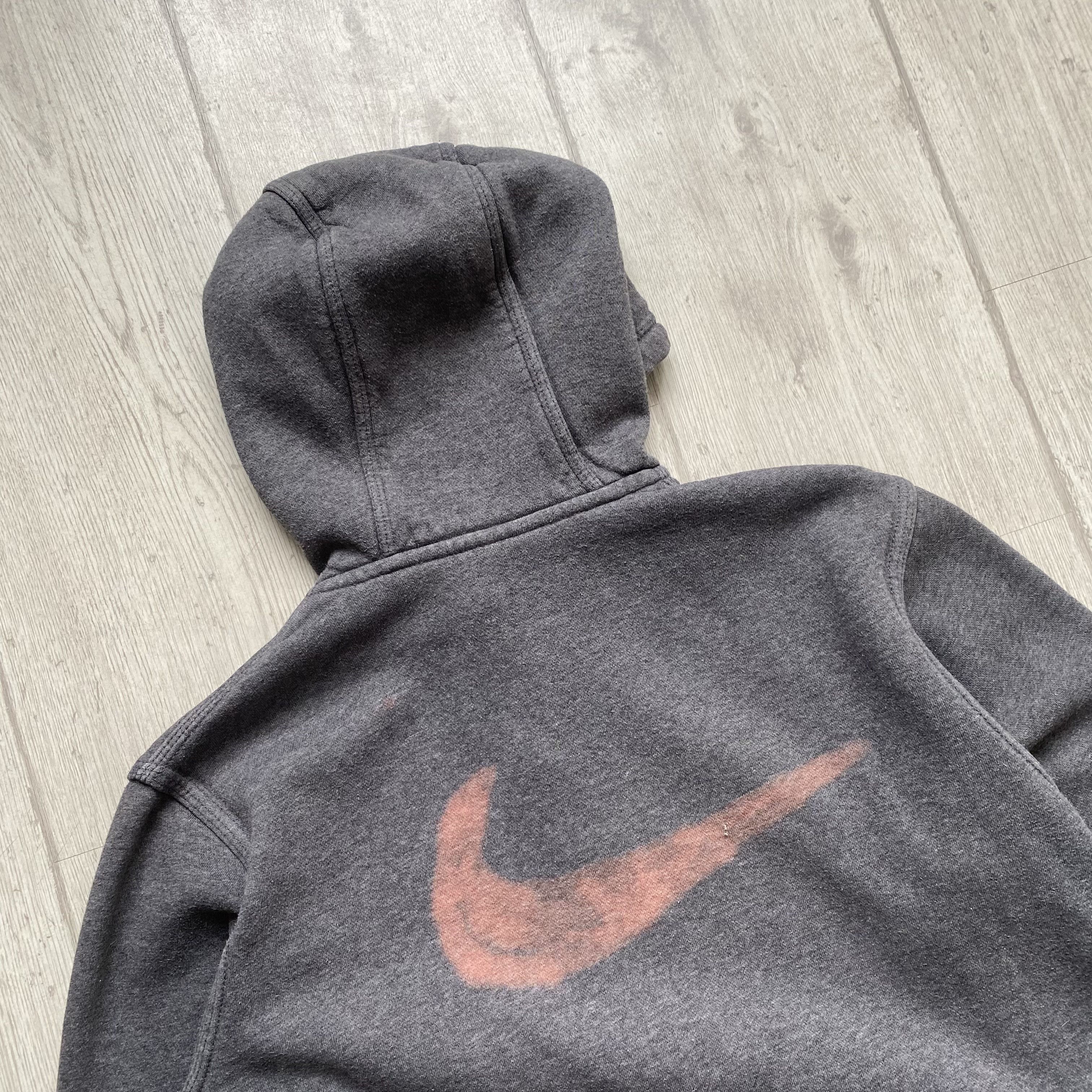 Nike 🔥King Nike Big Swoosh Custom Hoodie Vintage Y2K Handmade Size US M / EU 48-50 / 2 - 9 Thumbnail