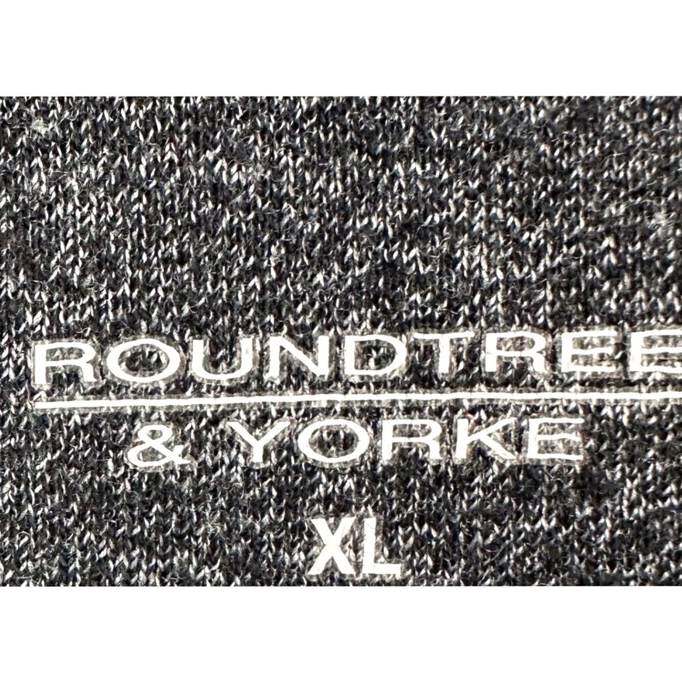 Roundtree & Yorke VINTAGE Roundtree Yorke Sweater Mock Neck Men XL Dark Gray Sleeveless Casual Size US XL / EU 56 / 4 - 4 Thumbnail