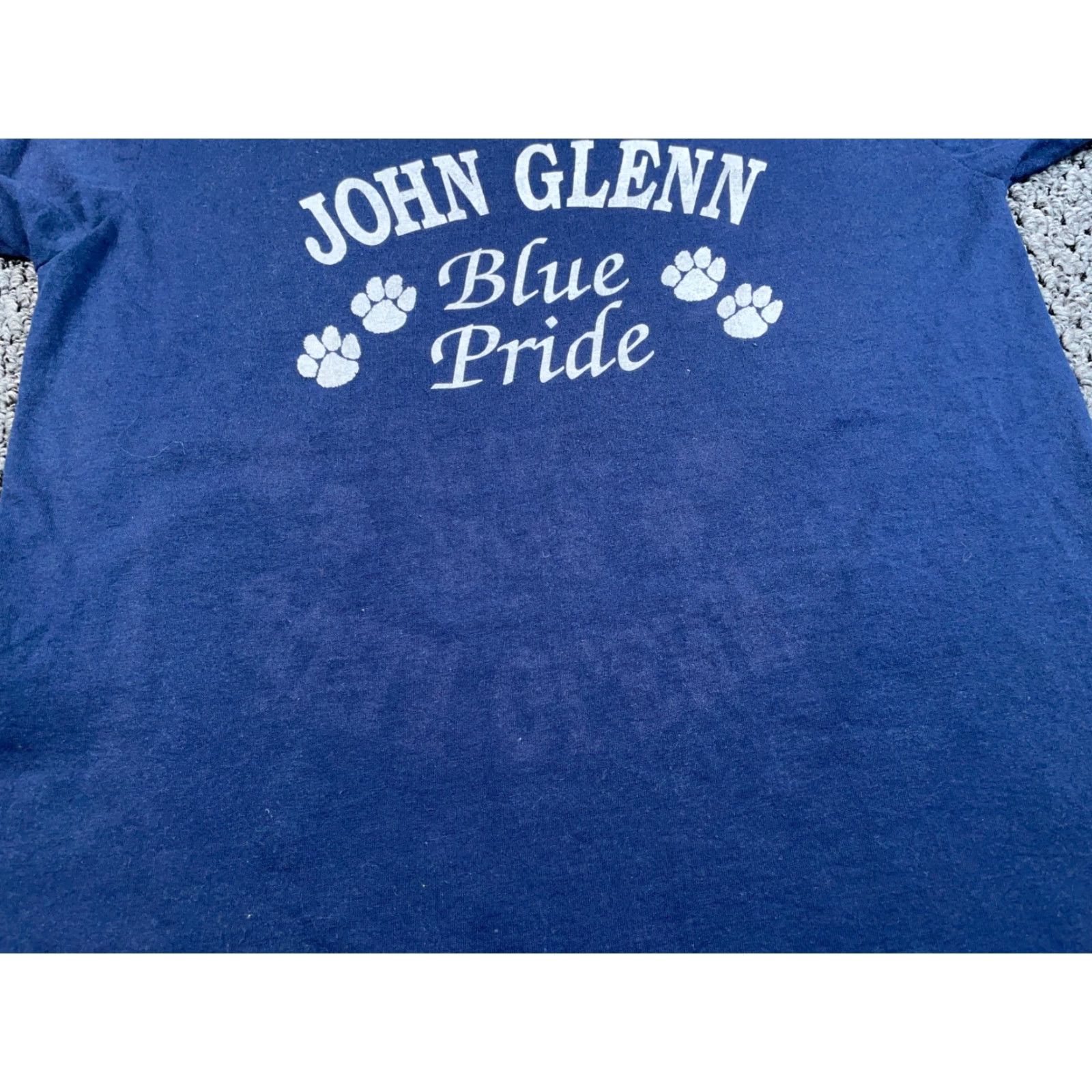 Vintage VTG 90s John Glenn Blue Pride T-Shirt Adult Large Men Bay City Michigan Screen Stars Best Brand Vintage Shirt Mens 90s Retro City Hipster Size US L / EU 52-54 / 3 - 4 Thumbnail