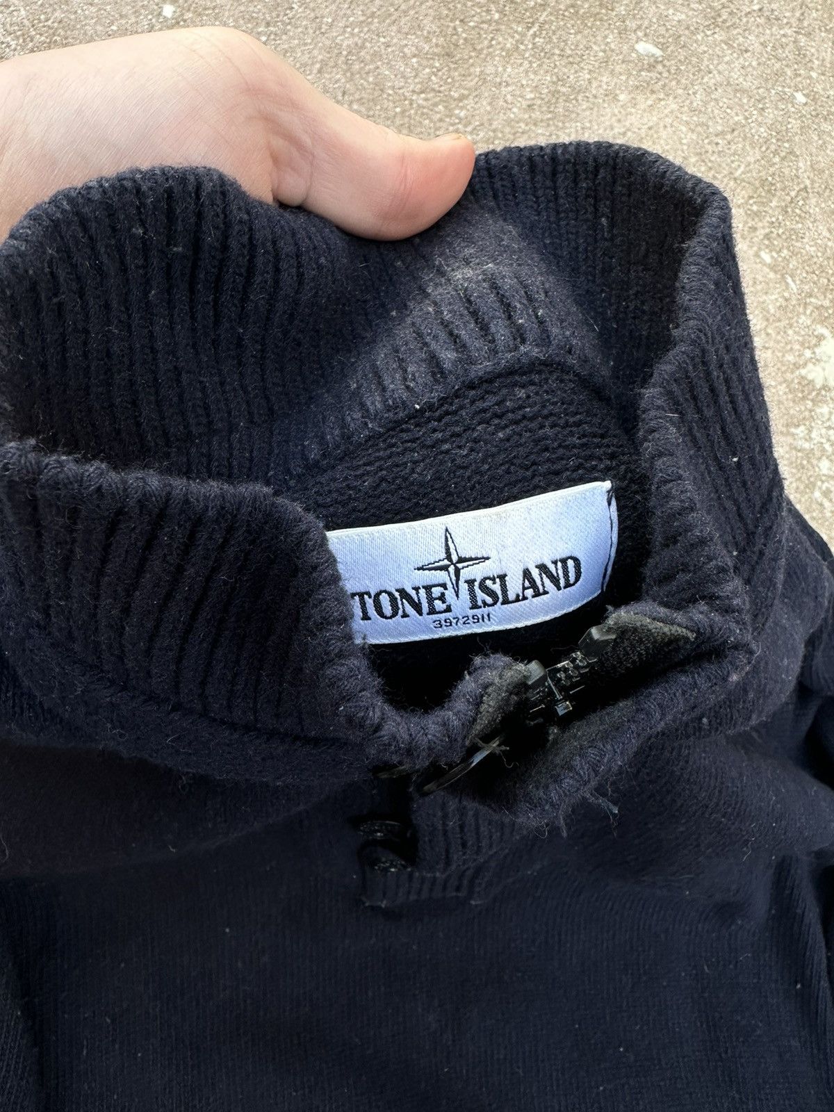 Stone Island Sweater Navy M size