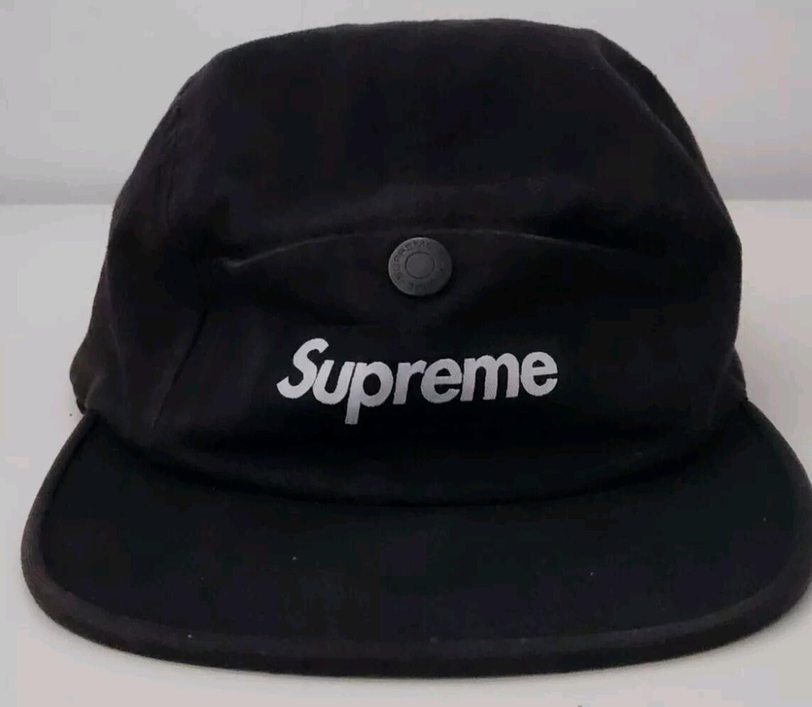 Supreme FW16 Supreme Sequins Camp hat Navy Box Logo | Grailed
