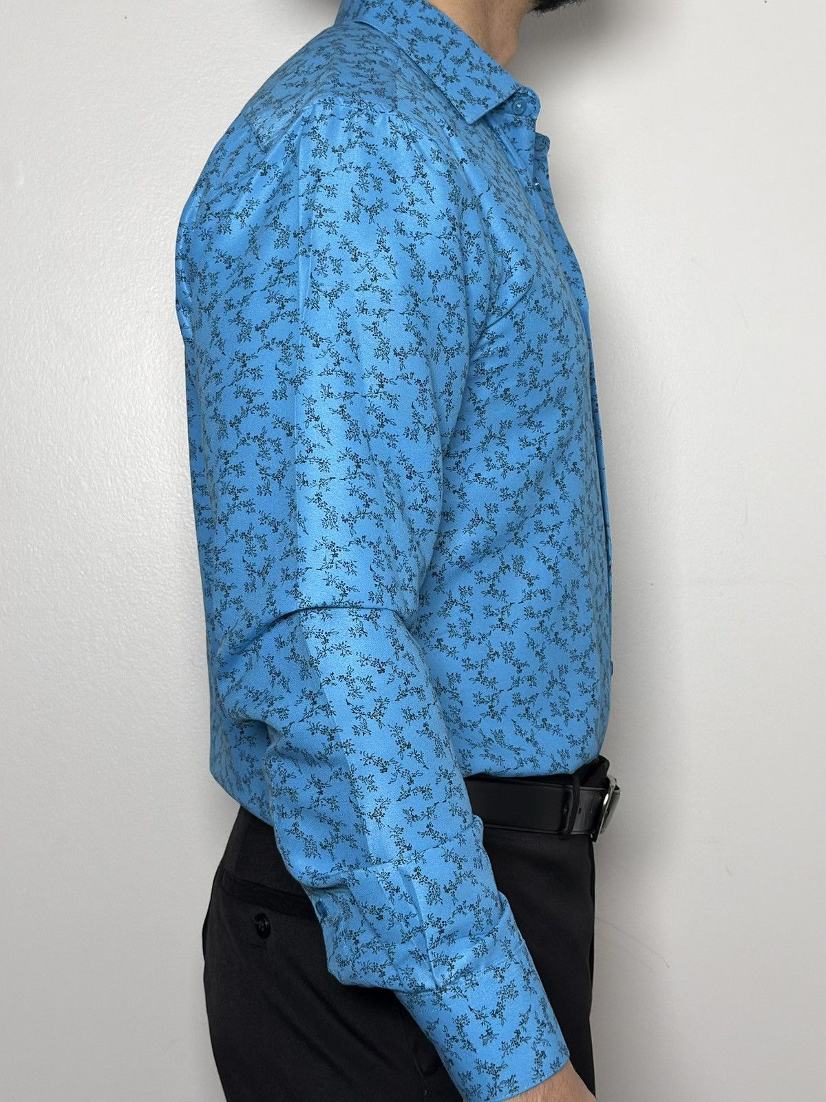 Other Men’s Slim Fit Patterned Button-Down Shirt | Size [S/M/L] Size US M / EU 48-50 / 2 - 2 Thumbnail