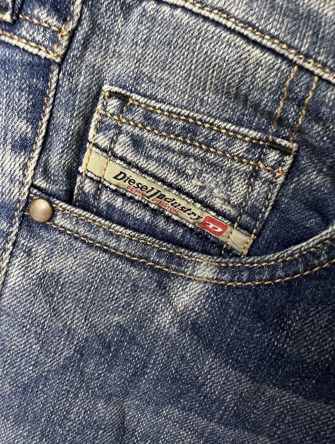 Diesel 🔥Vintage Diesel Distressed Denim Size 27" / US 4 / IT 40 - 9 Thumbnail