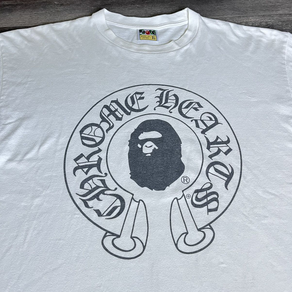 クロムハーツ CH BAPE Tシャツ A BATHING APE アベイシングエイプ×Chrome Hearts クロムハーツ