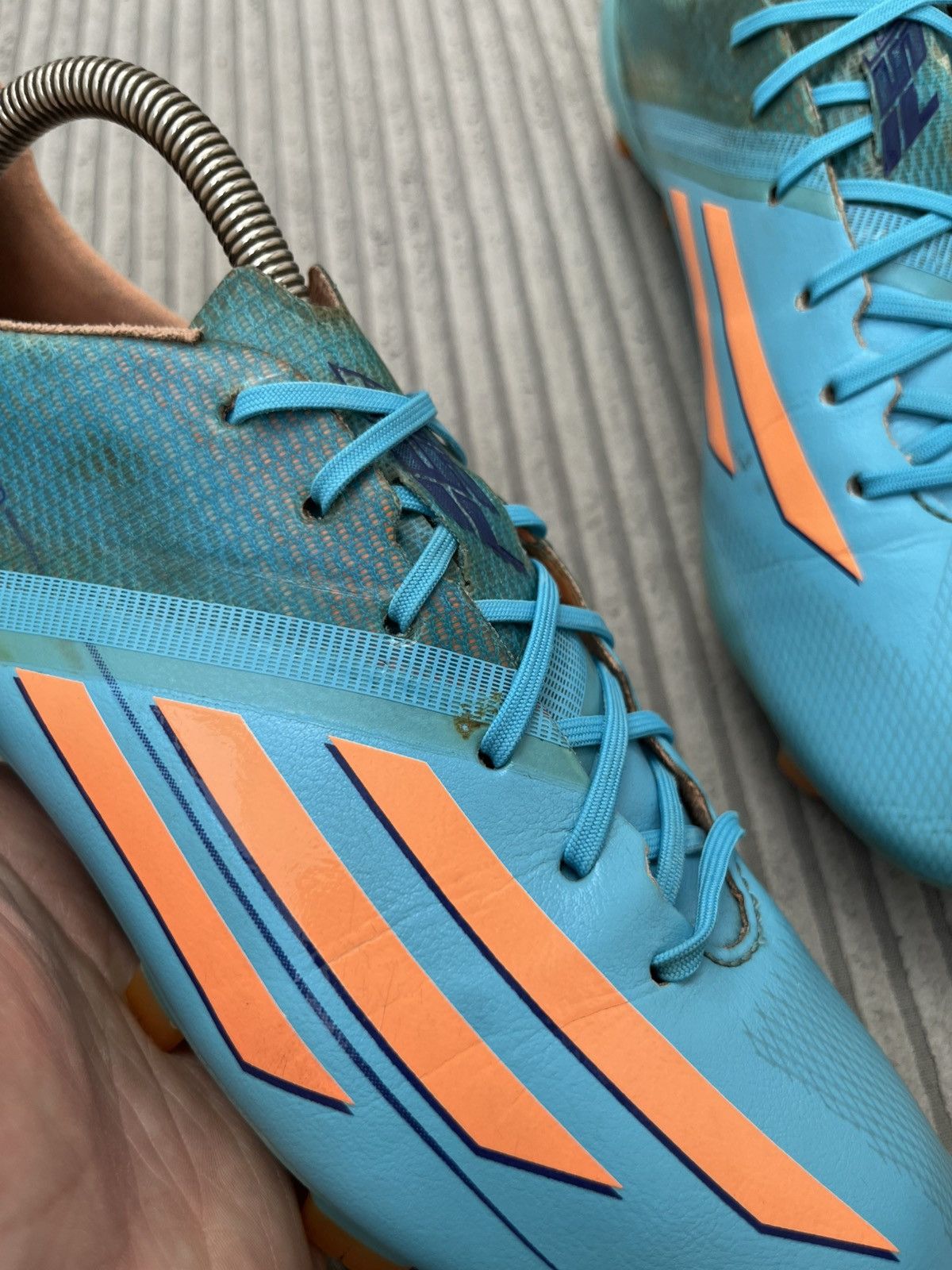 Adidas Rare Adidas F50 Adizero TRX FG M223253 Boots Cleats Size US 7 / EU 40 - 13 Thumbnail