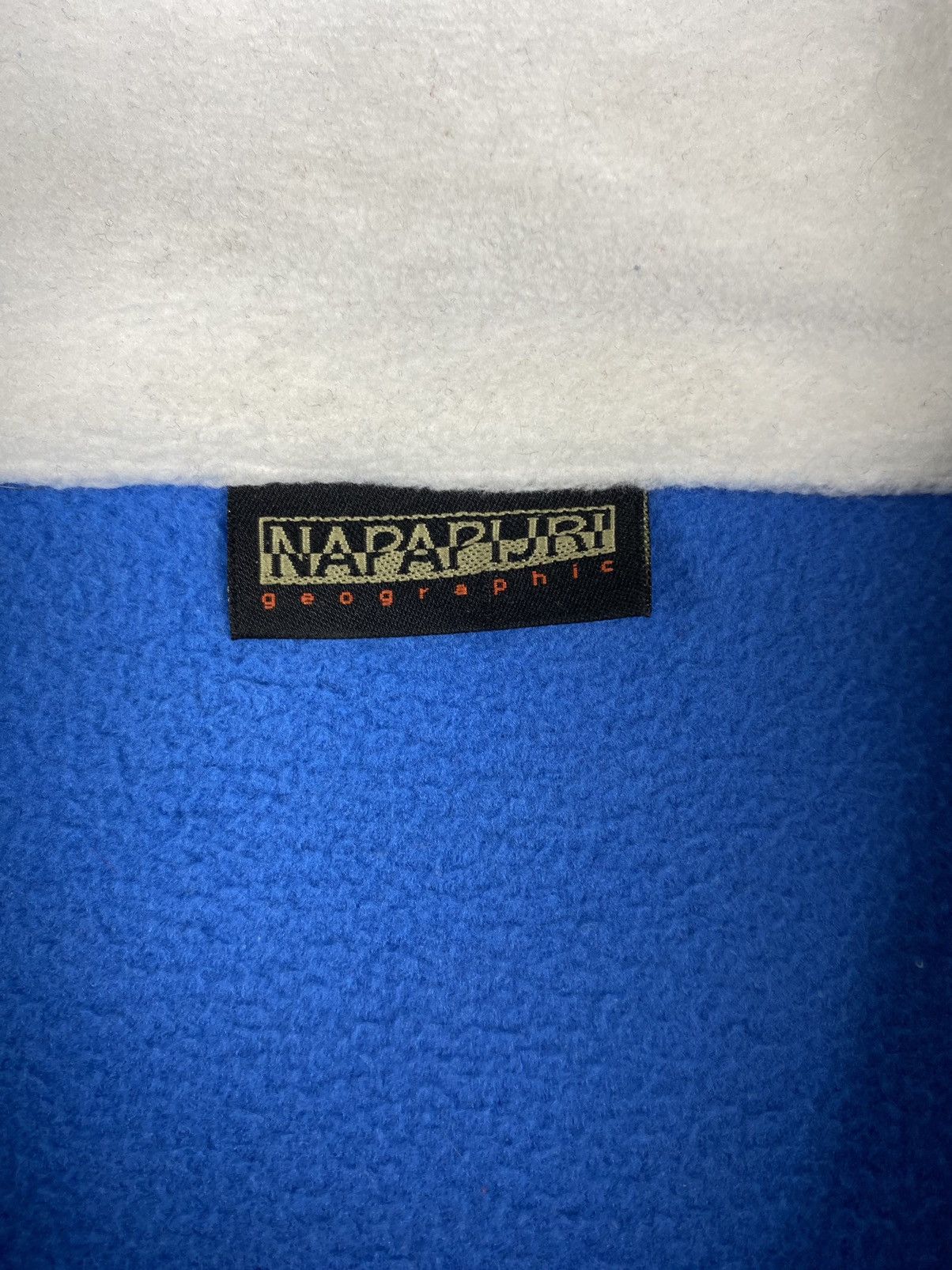 Napapijri × Vintage Napapijri Anorak Sherpa Synchilla Fleece Jacket Size L / US 10 / IT 46 - 9 Thumbnail