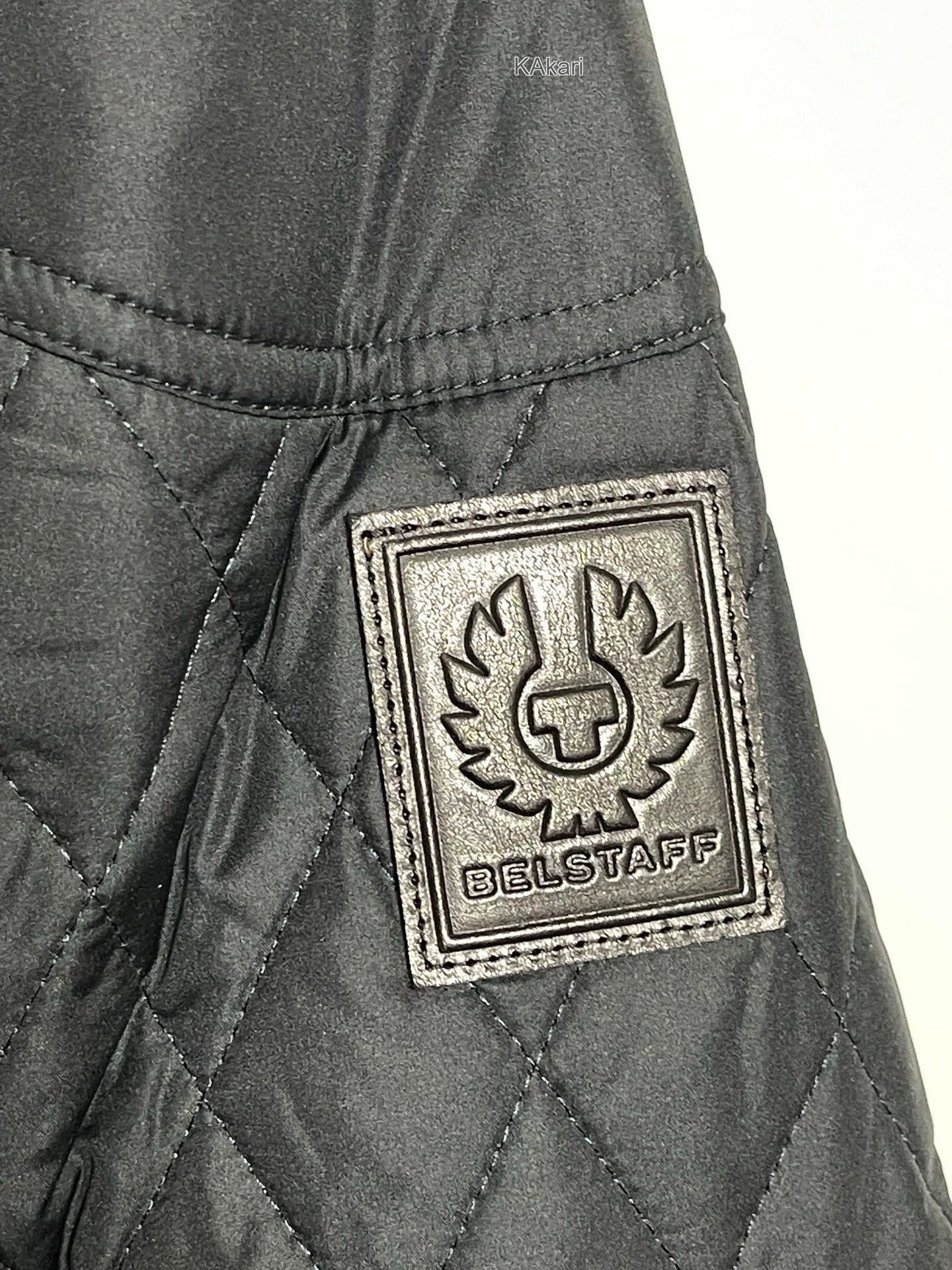 Belstaff Black Quilted Zip-Front Jacket Size US XXS / EU 40 - 6 Thumbnail