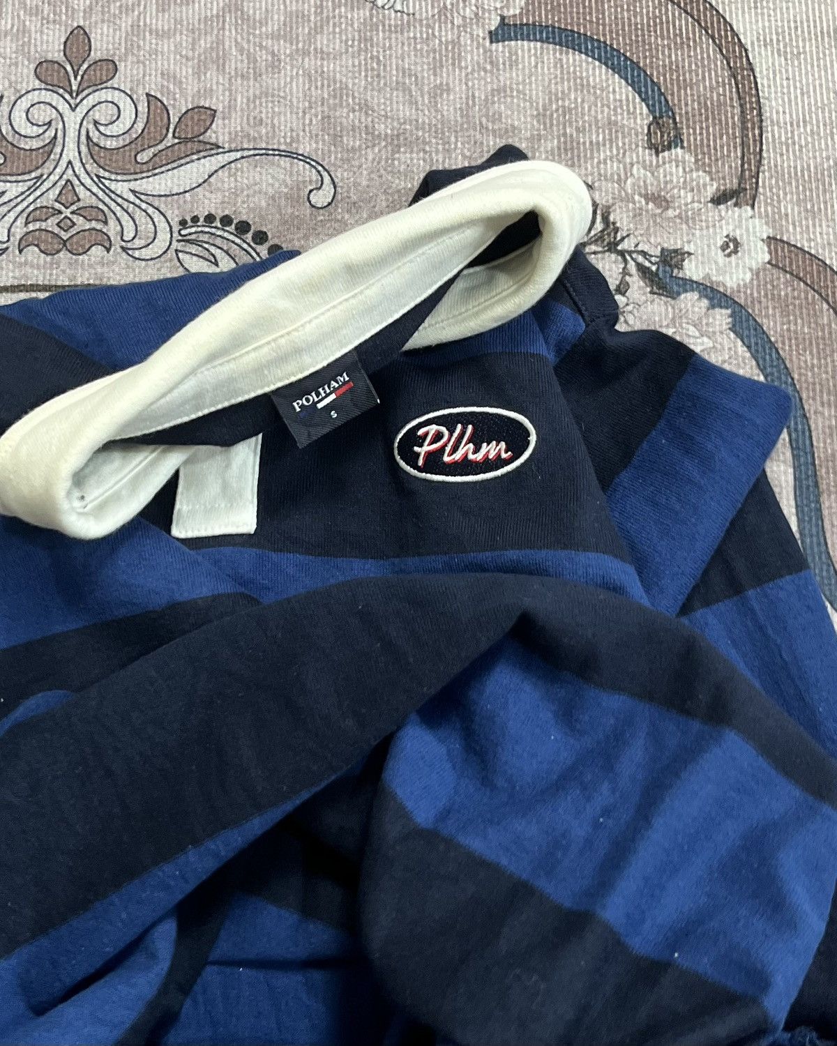 Other Polham Rugby Stripe Sweatshirt Size US M / EU 48-50 / 2 - 5 Thumbnail