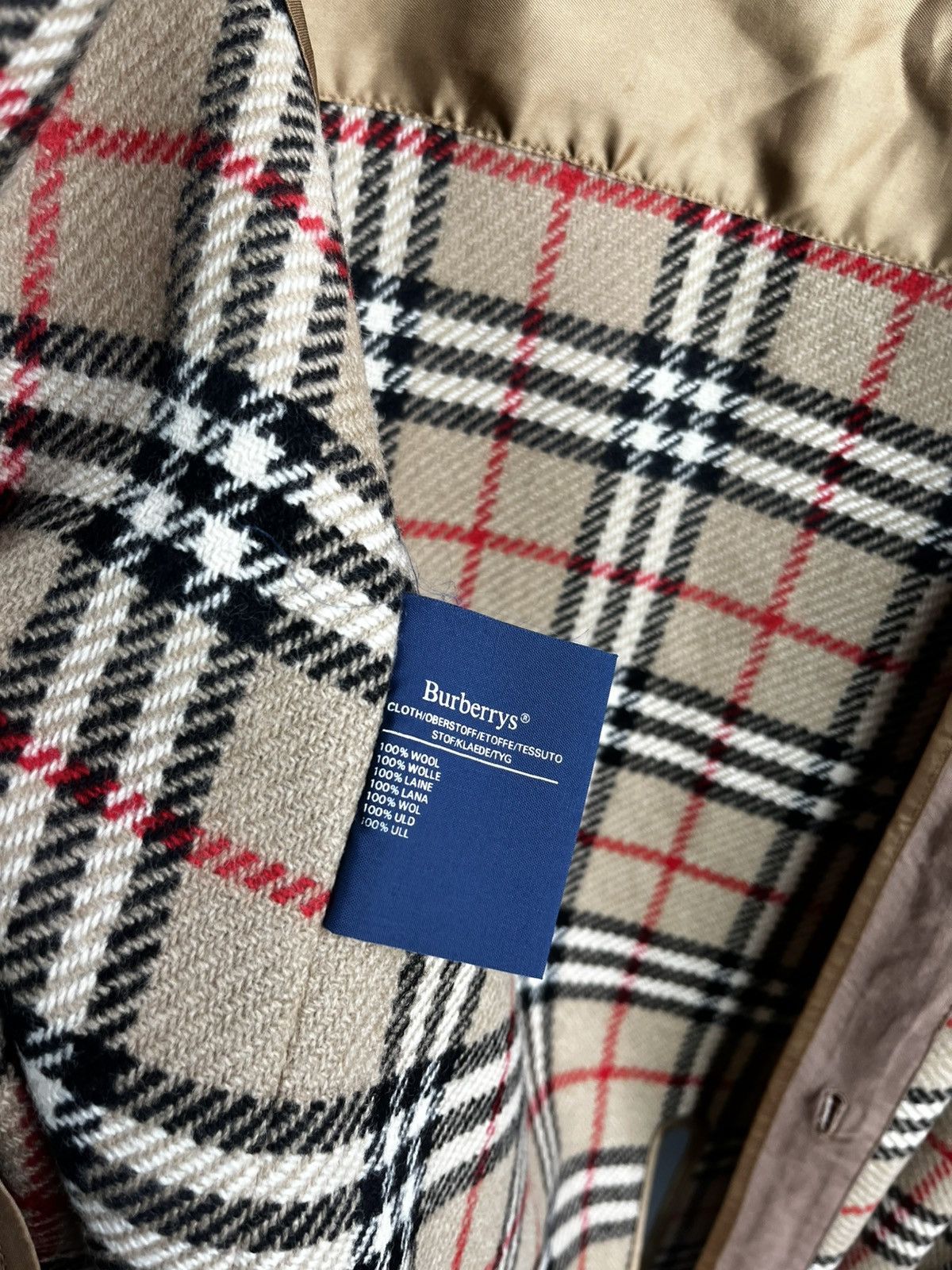 Burberry × Burberry Prorsum × Vintage Burberrys Nova Check Liner Size US M / EU 48-50 / 2 - 5 Thumbnail