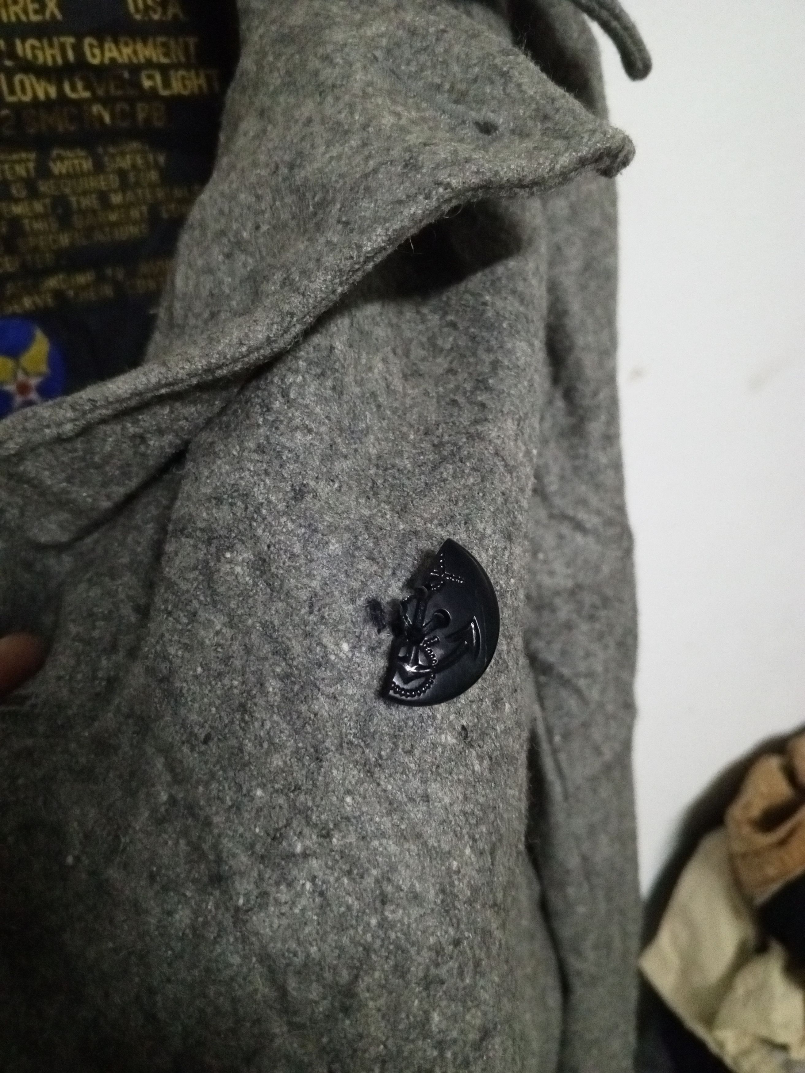 Avirex 90s Avirex us navy wool jacket Size US L / EU 52-54 / 3 - 7 Thumbnail