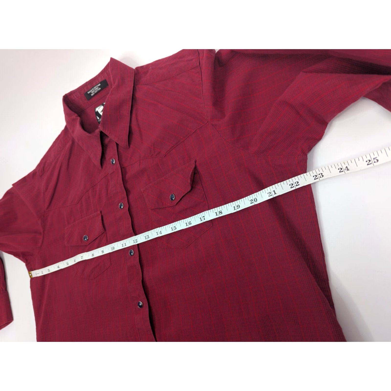 Vintage VINTAGE Rockies Shirt XL Red Plaid Pearl Snap Long Sleeve Cotton Western 90s Womens Size XL / US 12-14 / IT 48-50 - 7 Thumbnail