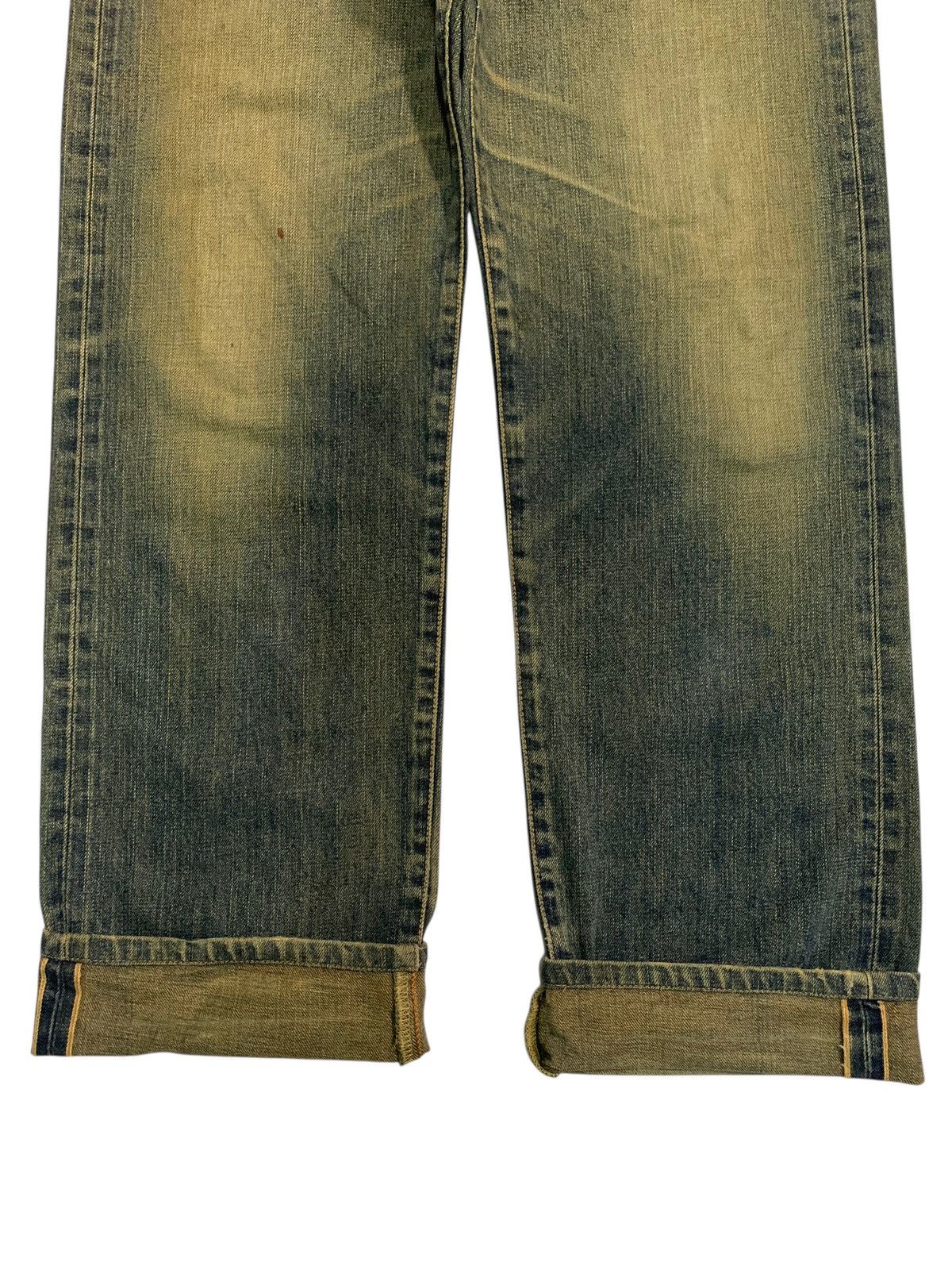 Kapital VINTAGE EDWIN 505X SELVEDGE RUSTY MUDWASH DISTRESSED DENIM Size US 33 - 6 Thumbnail
