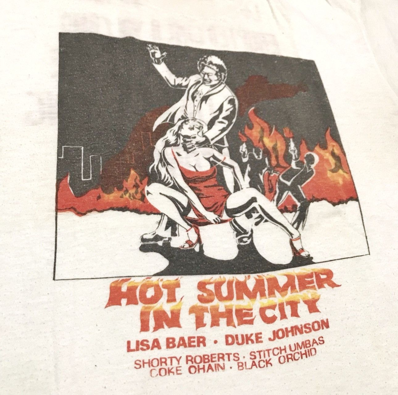 Vintage 🔥VERY RARE 70s HOT SUMMER IN THE CITY MOVIE PROMO T SHIRT Size US L / EU 52-54 / 3 - 3 Thumbnail