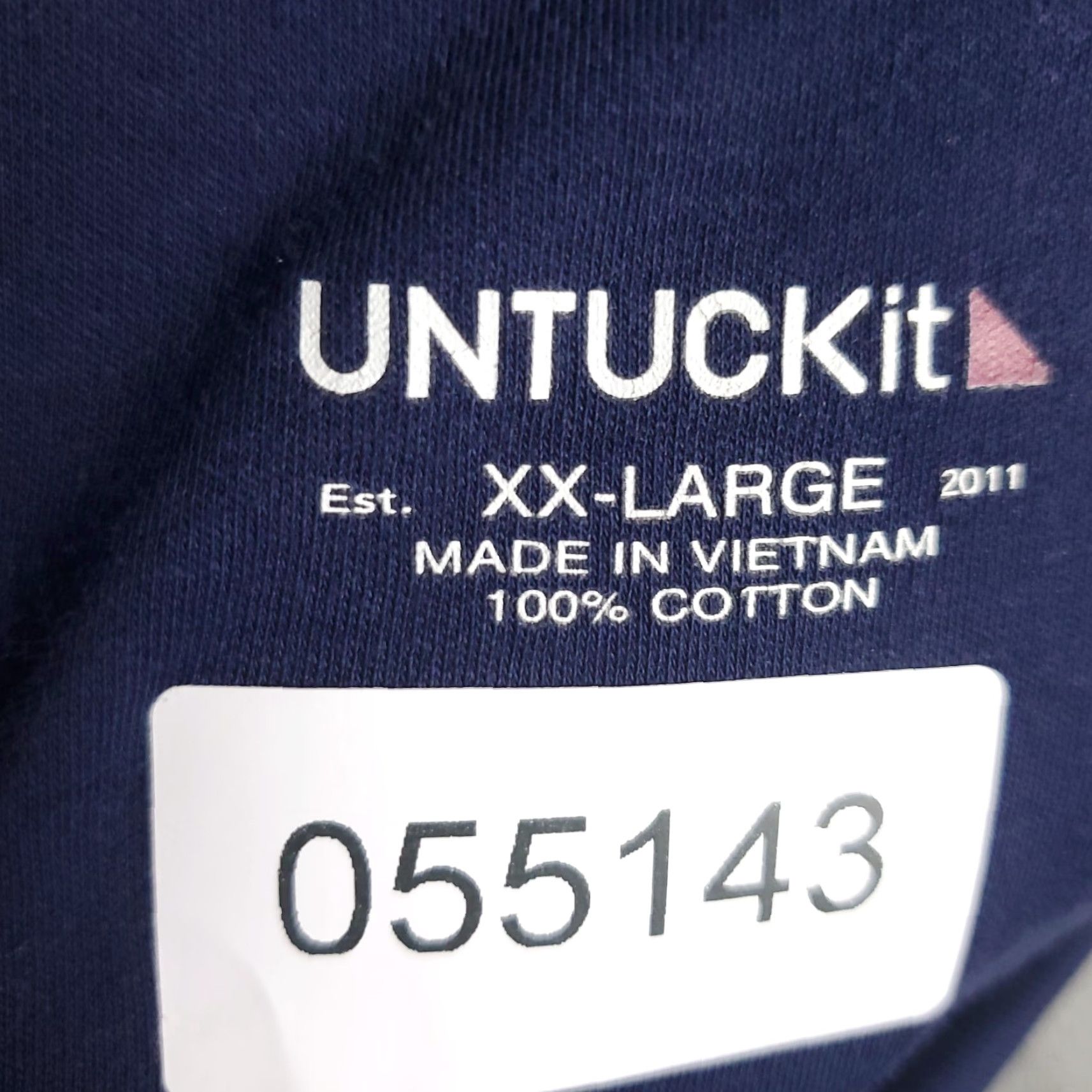 UNTUCKit VINTAGE UNTUCKit Polo Shirt Mens 2XL Blue Golf Adult Short Sleeve Polo 2XL Blue UNTUCKit Mens Polo Shirt Regular Fit Men Red? Size US XXL / EU 58 / 5 - 8 Thumbnail