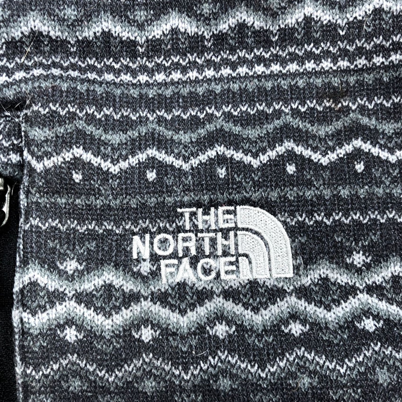 The North Face The North Face Men's Gray Fair Isle Aztec 1/4 Zip Fleece Jacket L Size US L / EU 52-54 / 3 - 3 Thumbnail